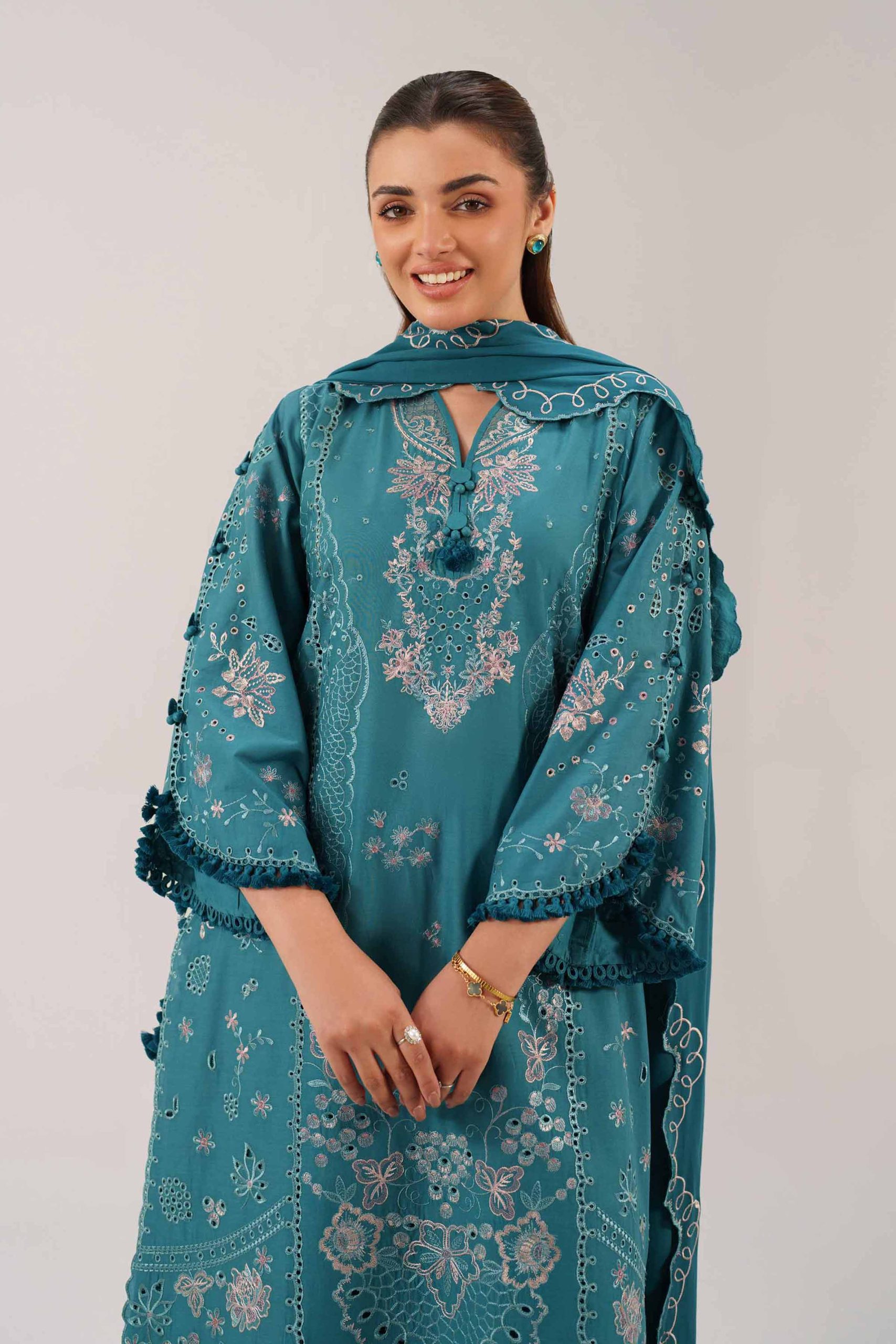 3 Piece - Embroidered Suit - 42601292 - Image 2