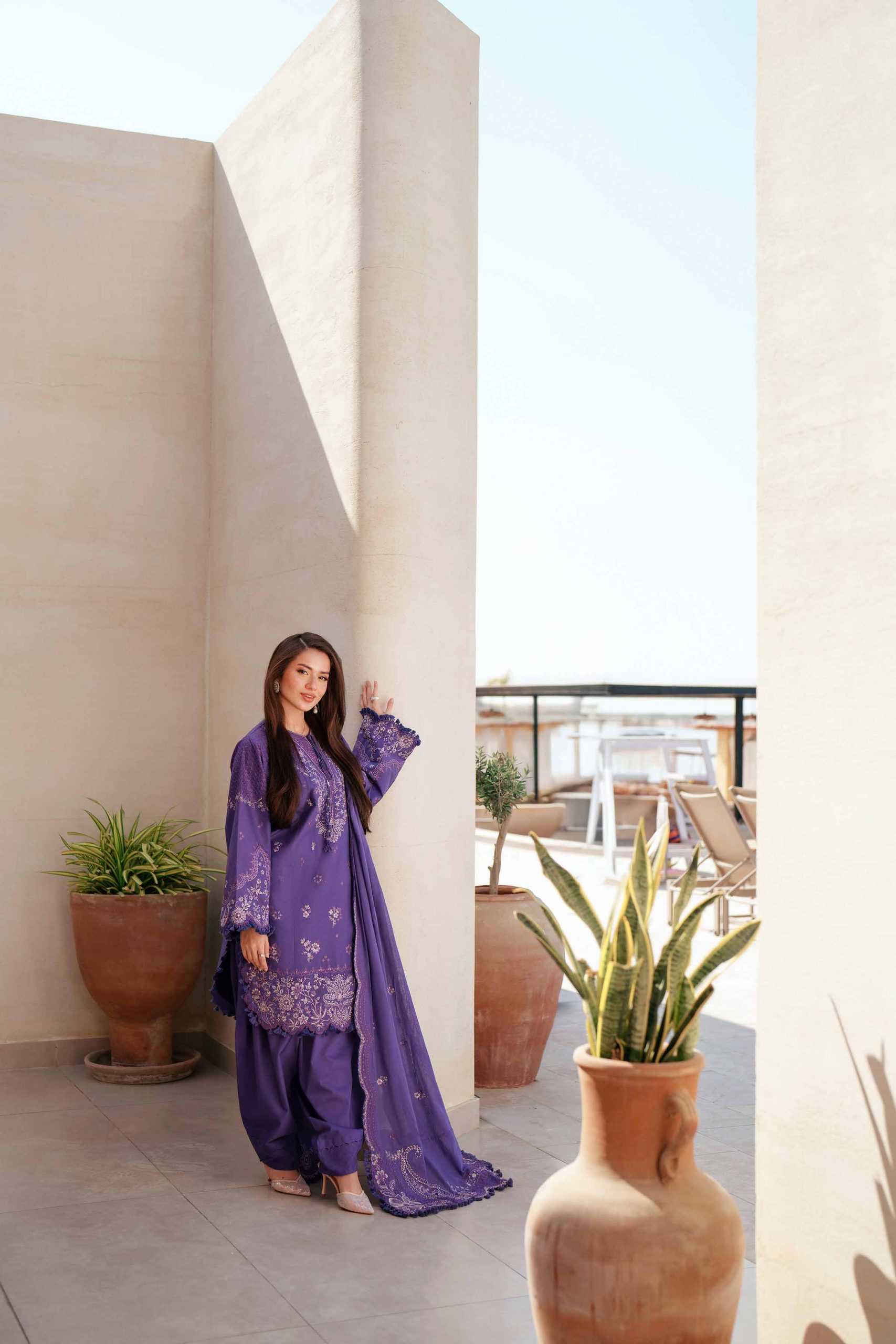 3 Piece - Embroidered Suit - 42601296 - Image 4