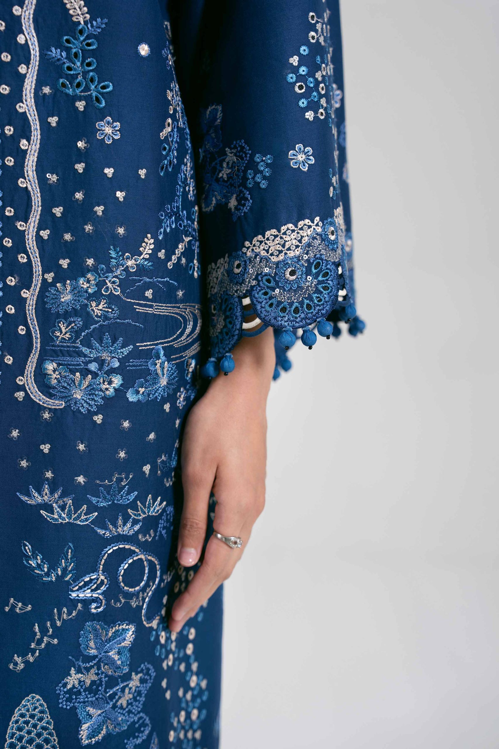 3 Piece - Digital Printed Embroidered Suit - 42601303 - Image 5