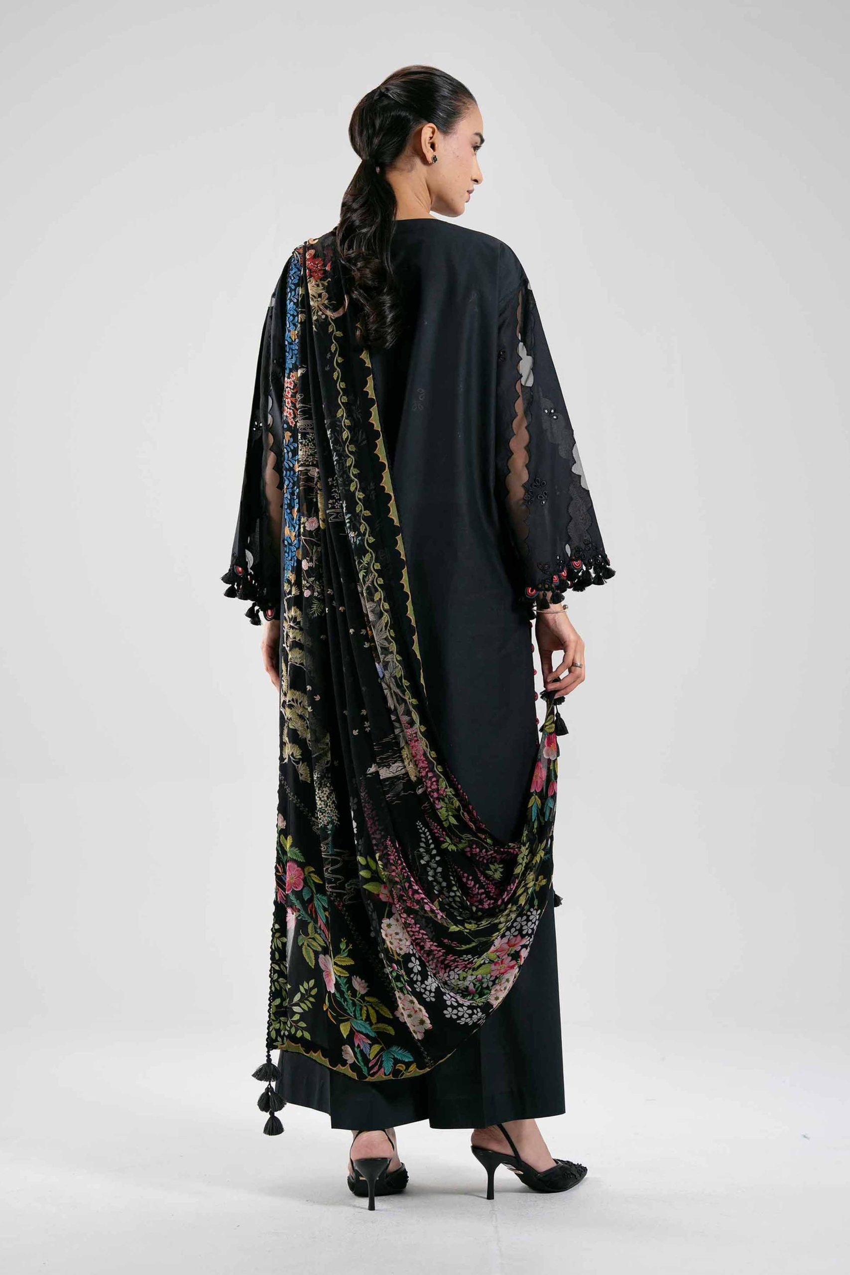 3 Piece - Digital Printed Embroidered Suit - 42601304 - Image 3