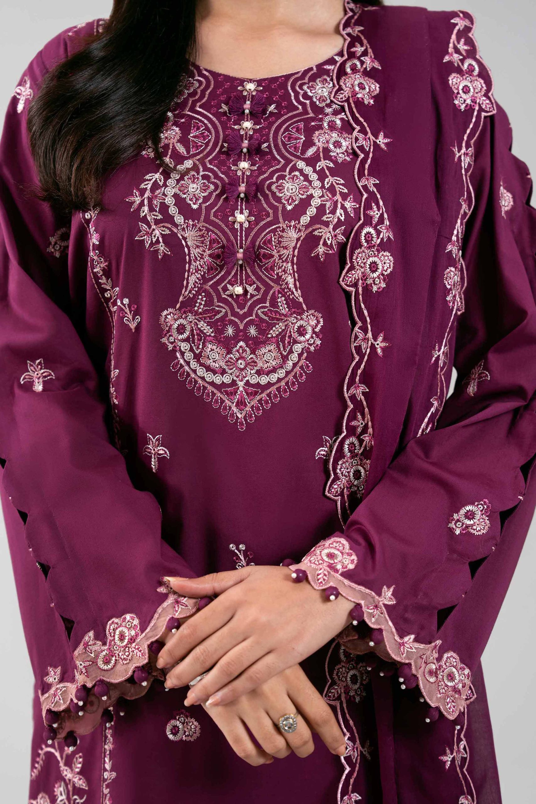 3 Piece - Embroidered Suit - 42601307 - Image 4