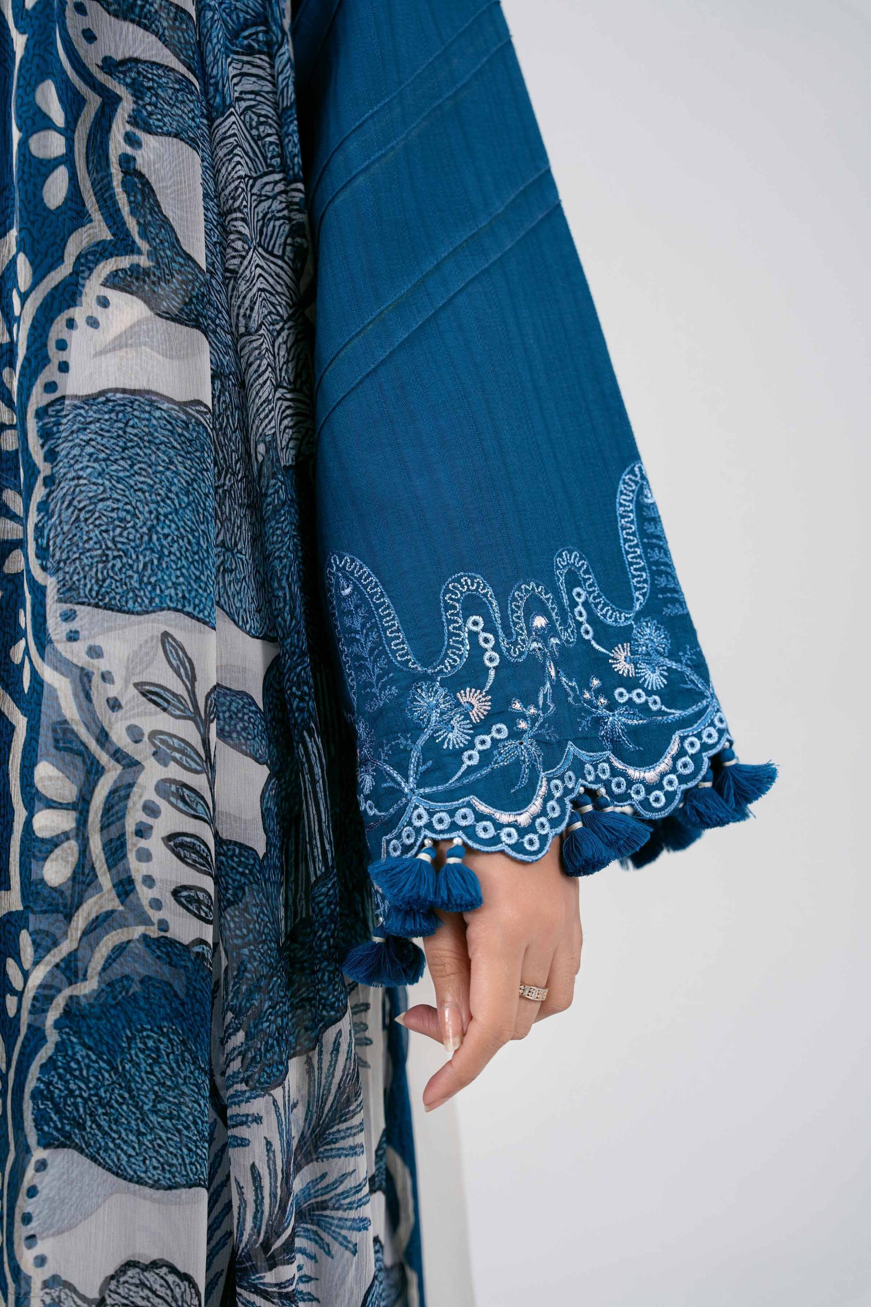 3 Piece - Digital Printed Embroidered Suit - 42601314 - Image 4