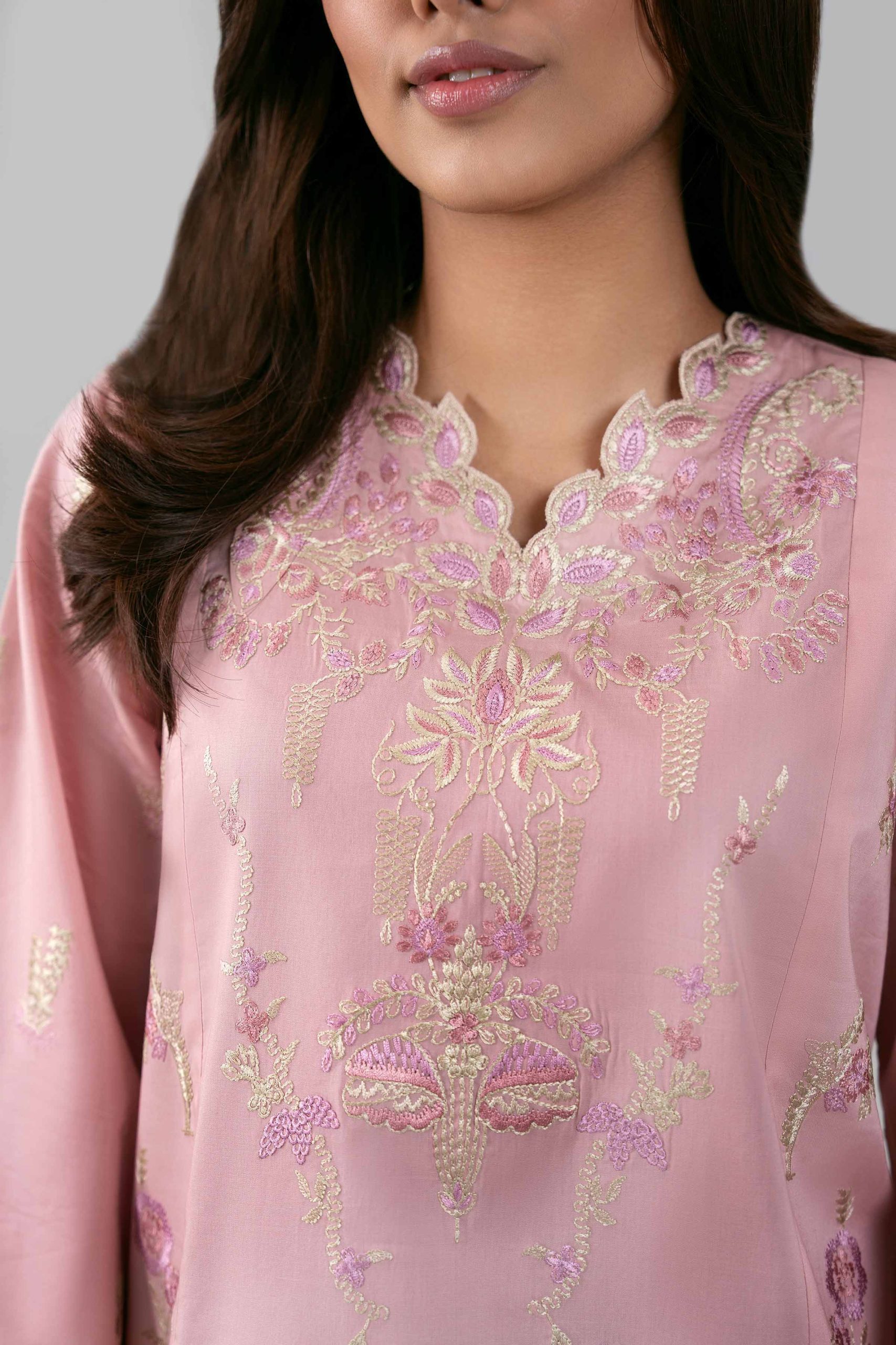 3 Piece - Digital Printed Embroidered Suit - 42601337 - Image 4