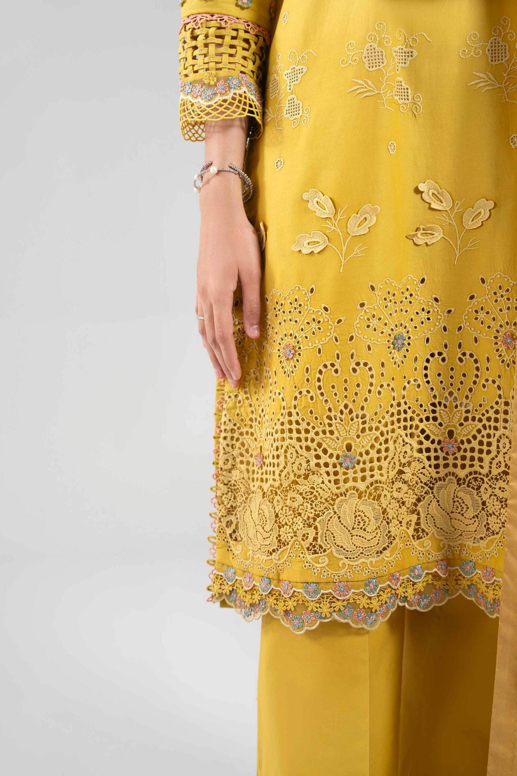 3 Piece - Digital Printed Embroidered Suit - 42601344 - Image 5