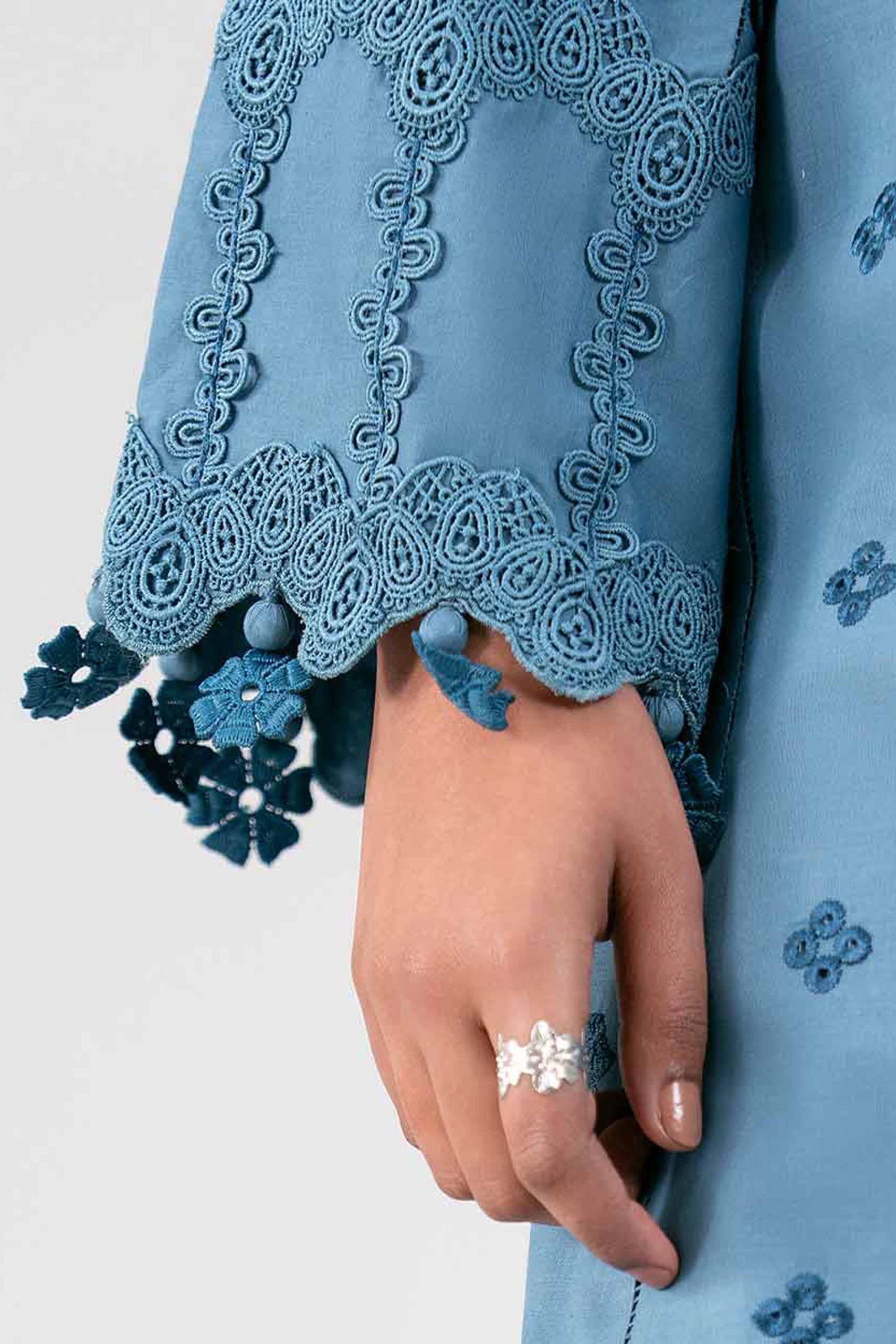 3 Piece - Digital Printed Embroidered Suit - 42601347 - Image 5