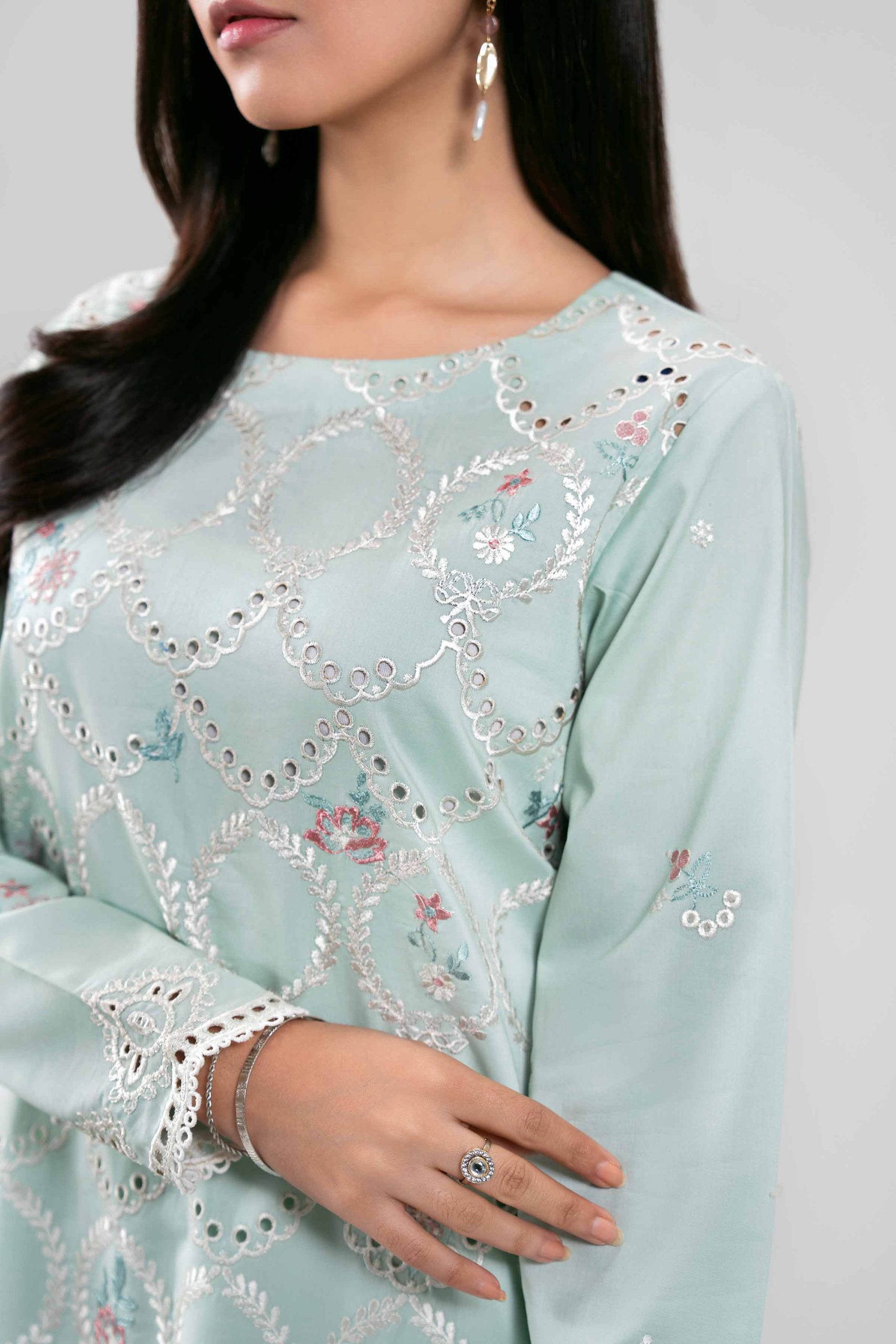 3 Piece - Digital Printed Embroidered Suit - 42601348 - Image 4
