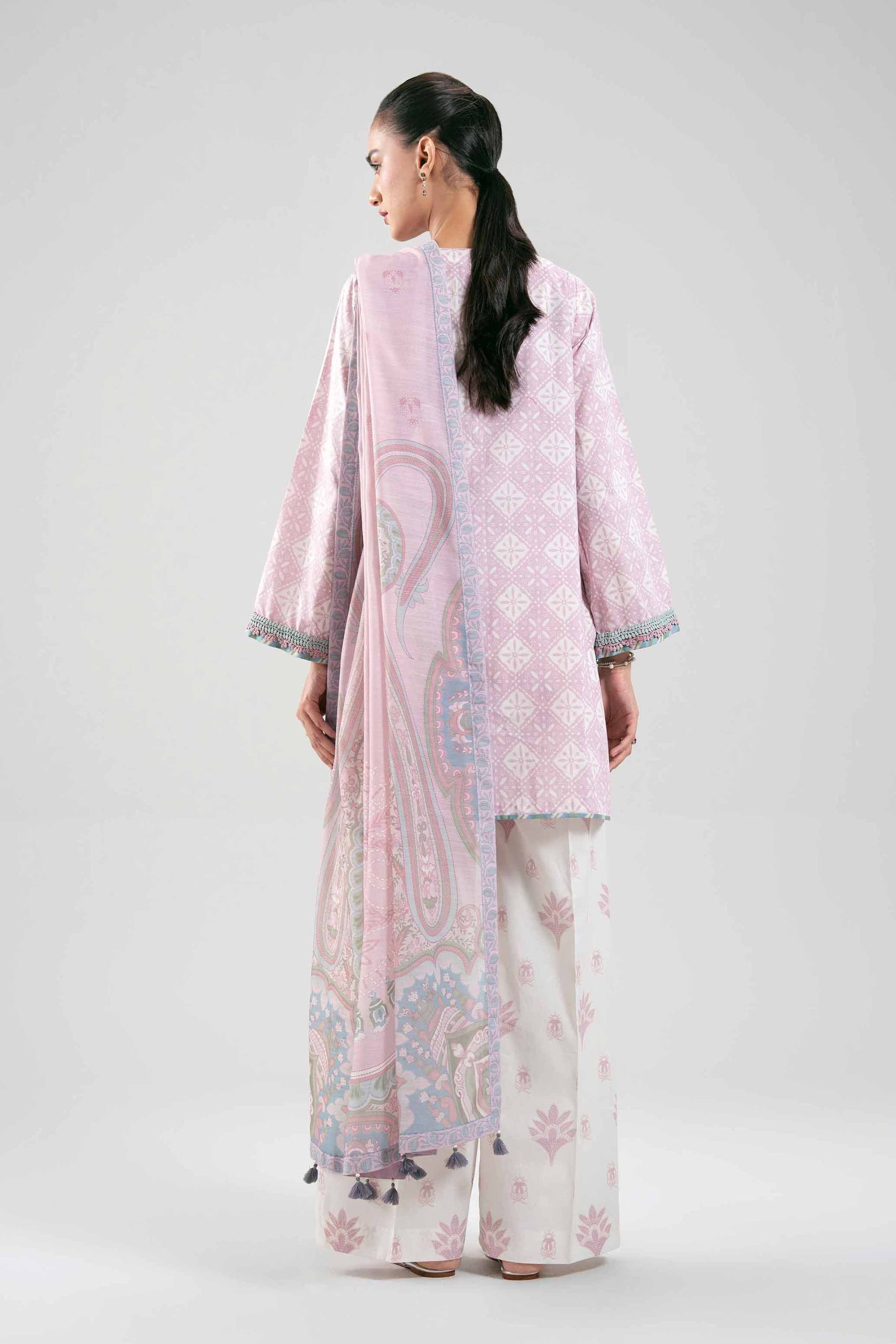 3 Piece - Digital Printed Embroidered Suit - 42601362 - Image 3