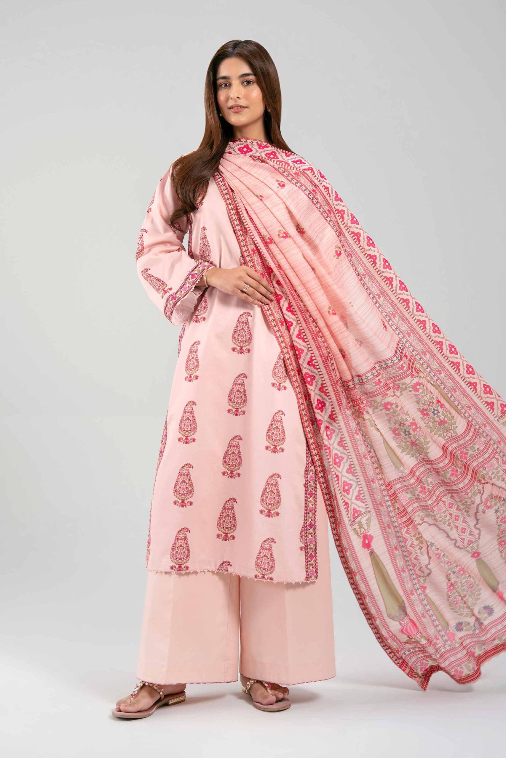 3 Piece - Digital Printed Suit - 42601380