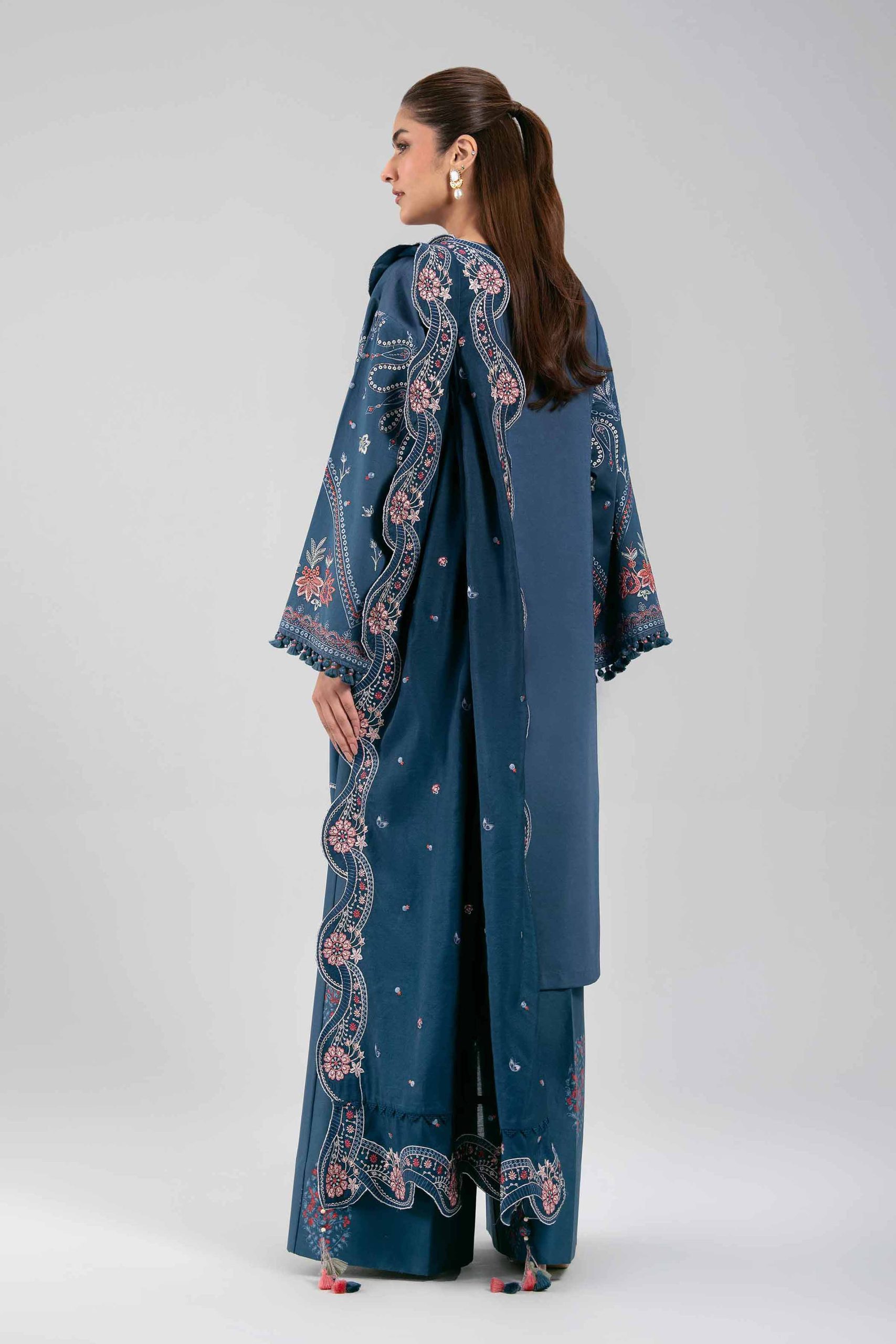 3 Piece - Digital Printed Embroidered Suit - 42601403 - Image 3