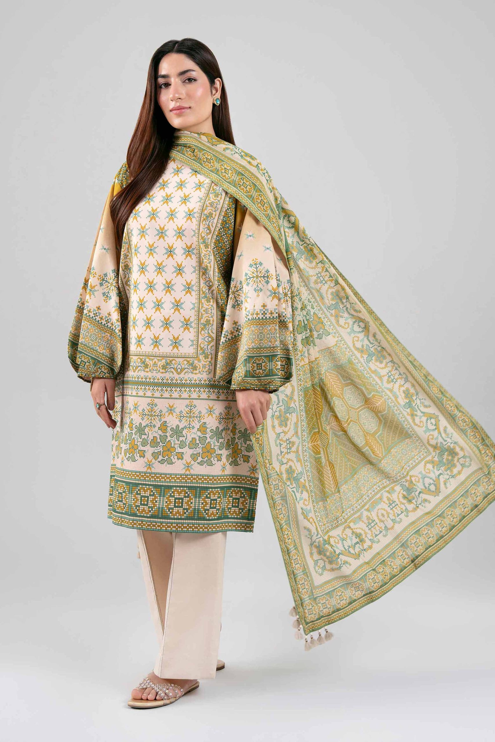 3 Piece - Digital Printed Suit - 42601465 - Image 4