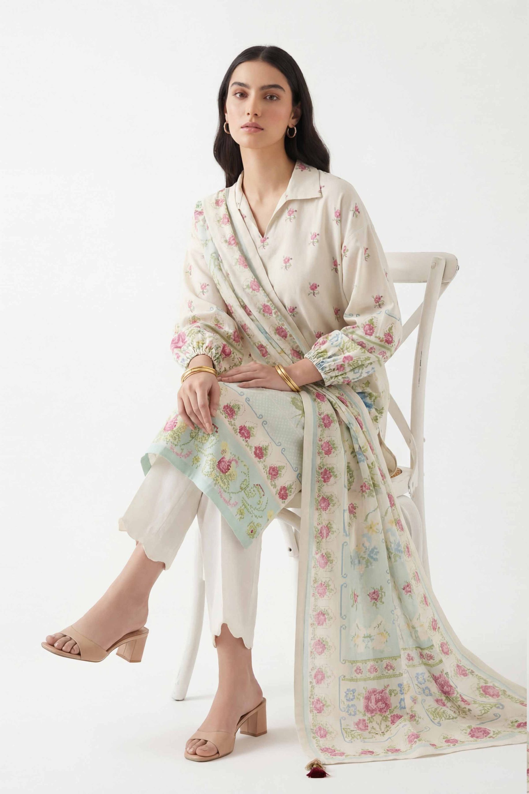 3 Piece - Digital Printed Suit - 42601467