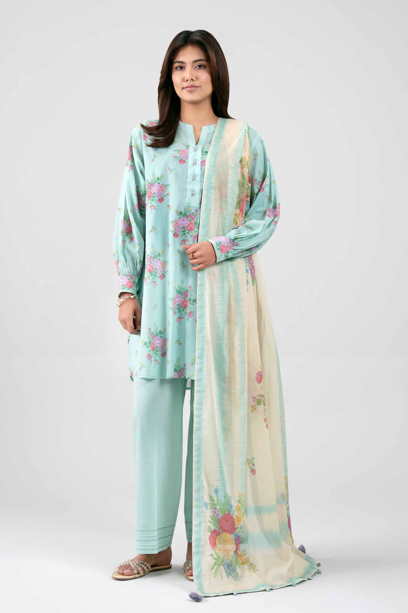 3 Piece - Digital Printed Suit - 42601473