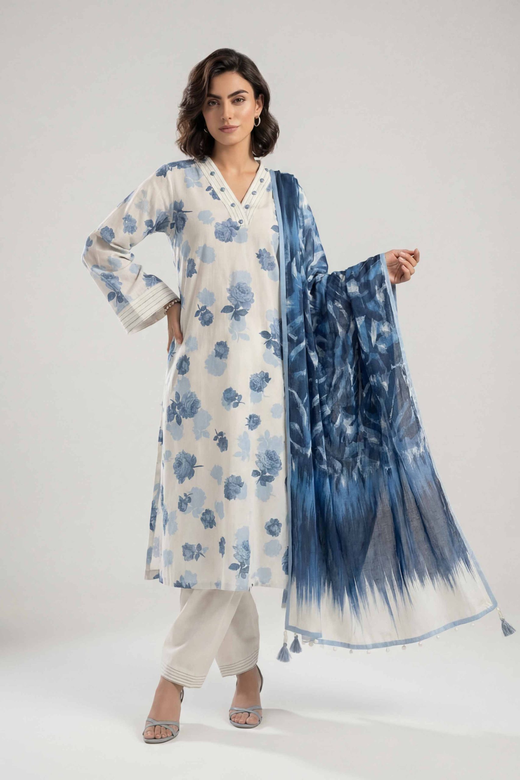 3 Piece - Digital Printed Suit - 42601477 - Image 4