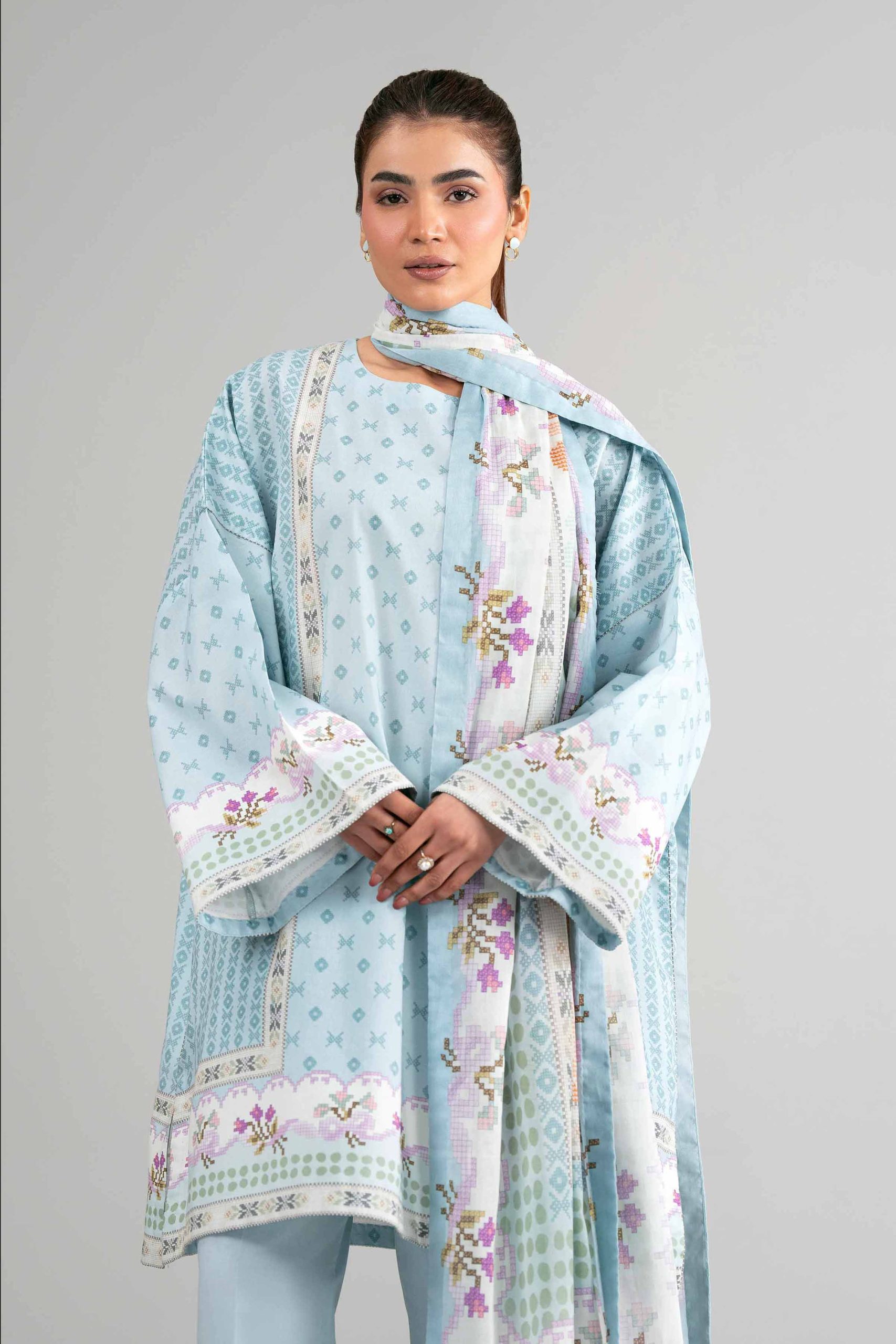 3 Piece - Digital Printed Suit - 42601480 - Image 2