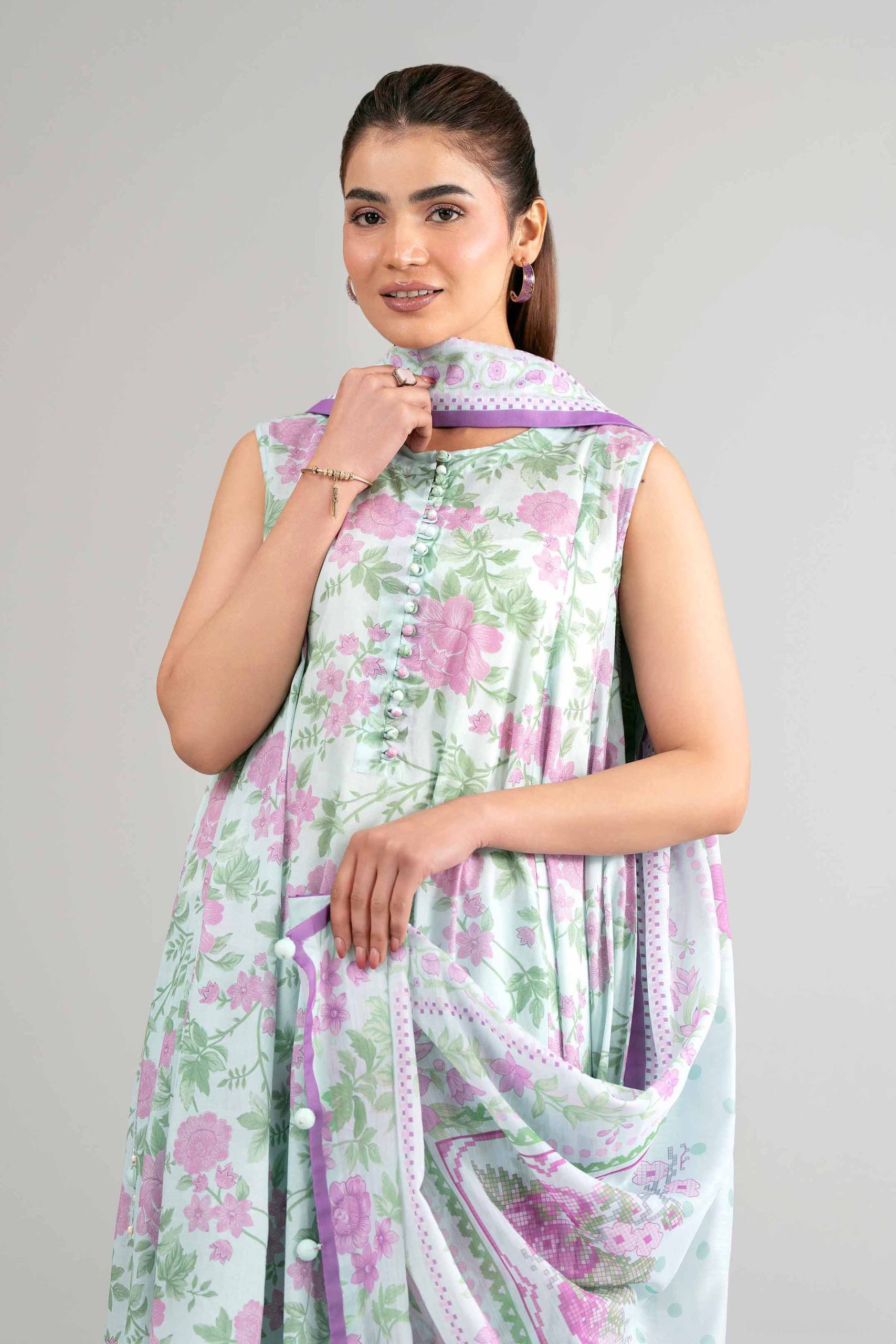 3 Piece - Digital Printed Suit - 42601503 - Image 2