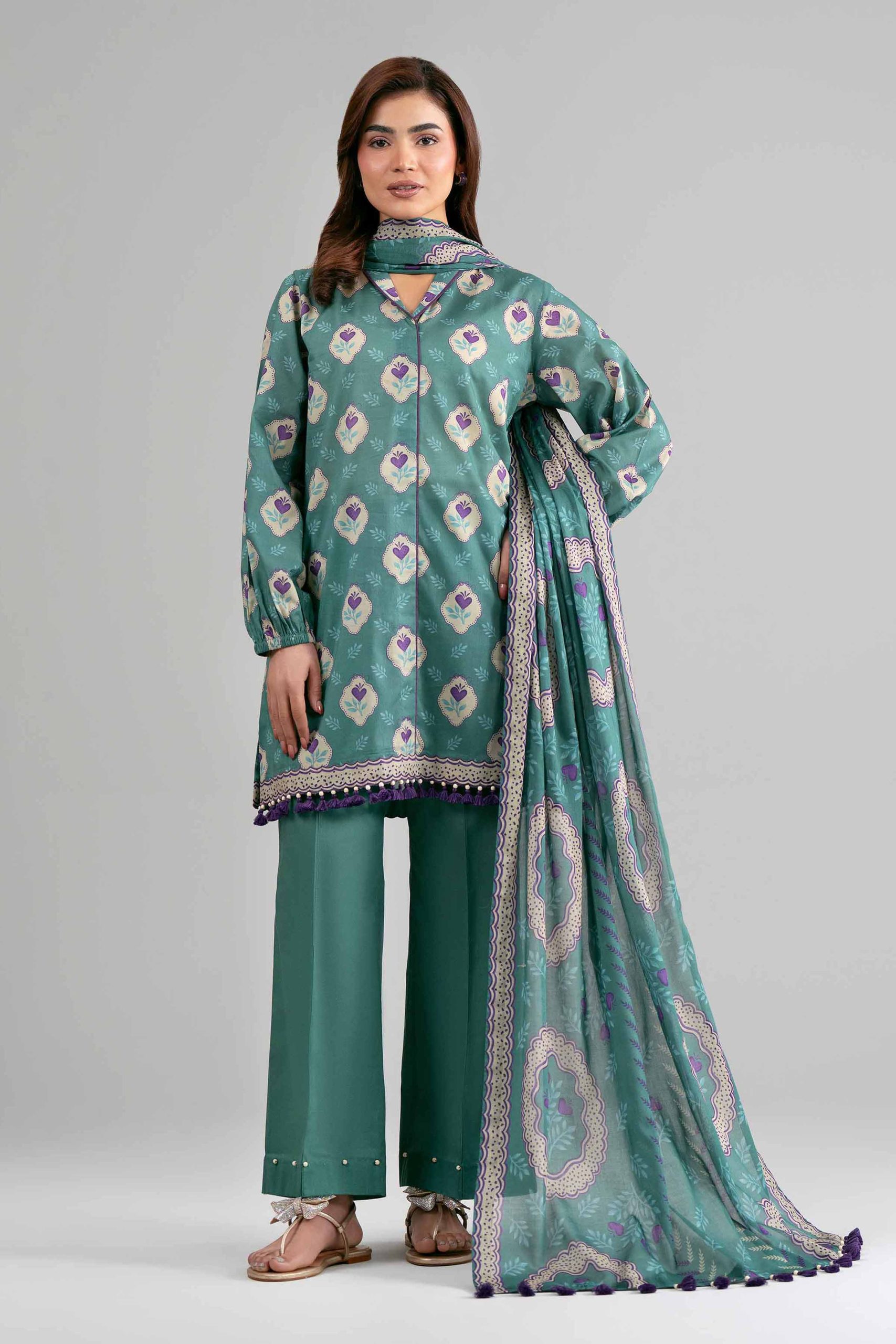 3 Piece - Printed Suit - 42601508