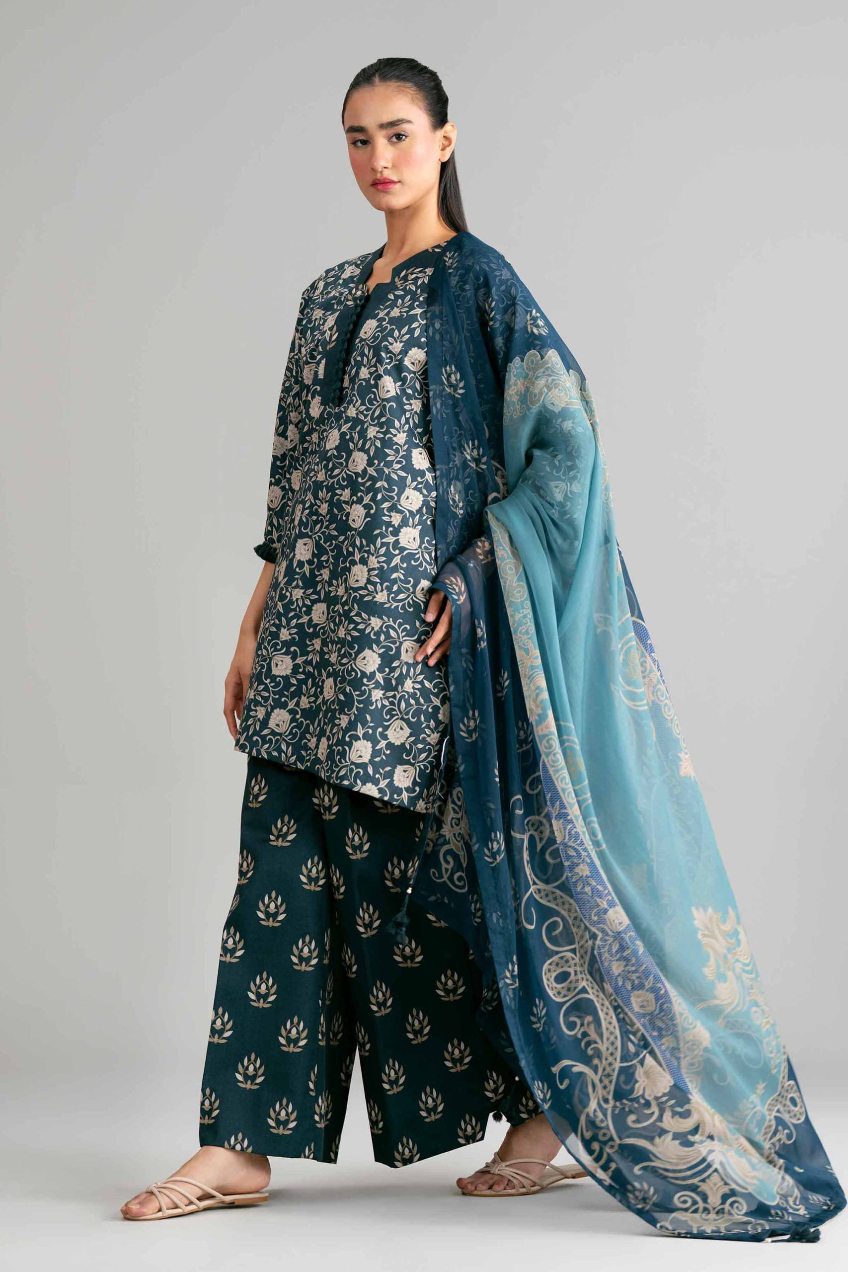 3 Piece - Digital Printed Suit - 42601574 - Image 4