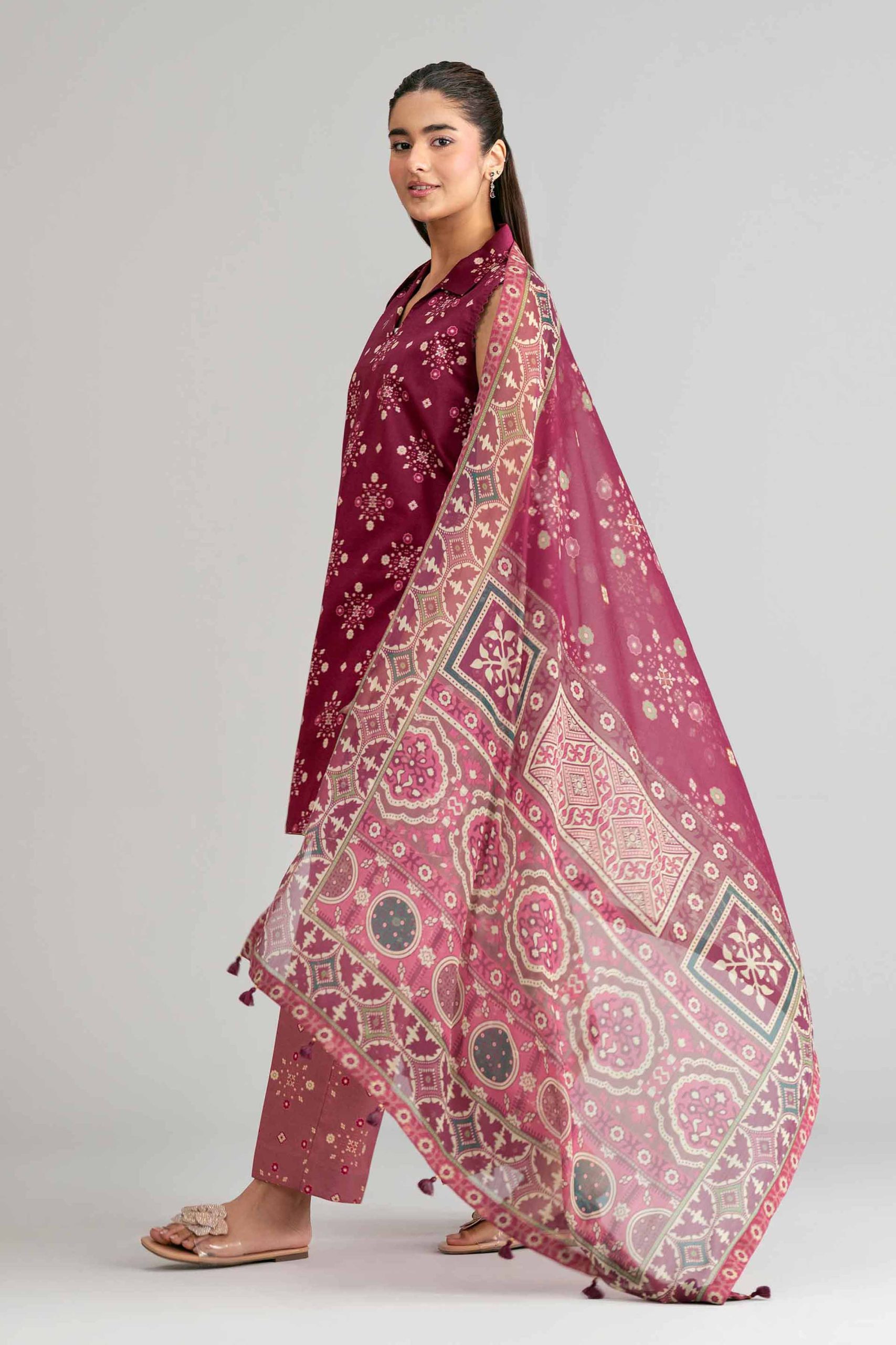 3 Piece - Digital Printed Suit - 42601575 - Image 4