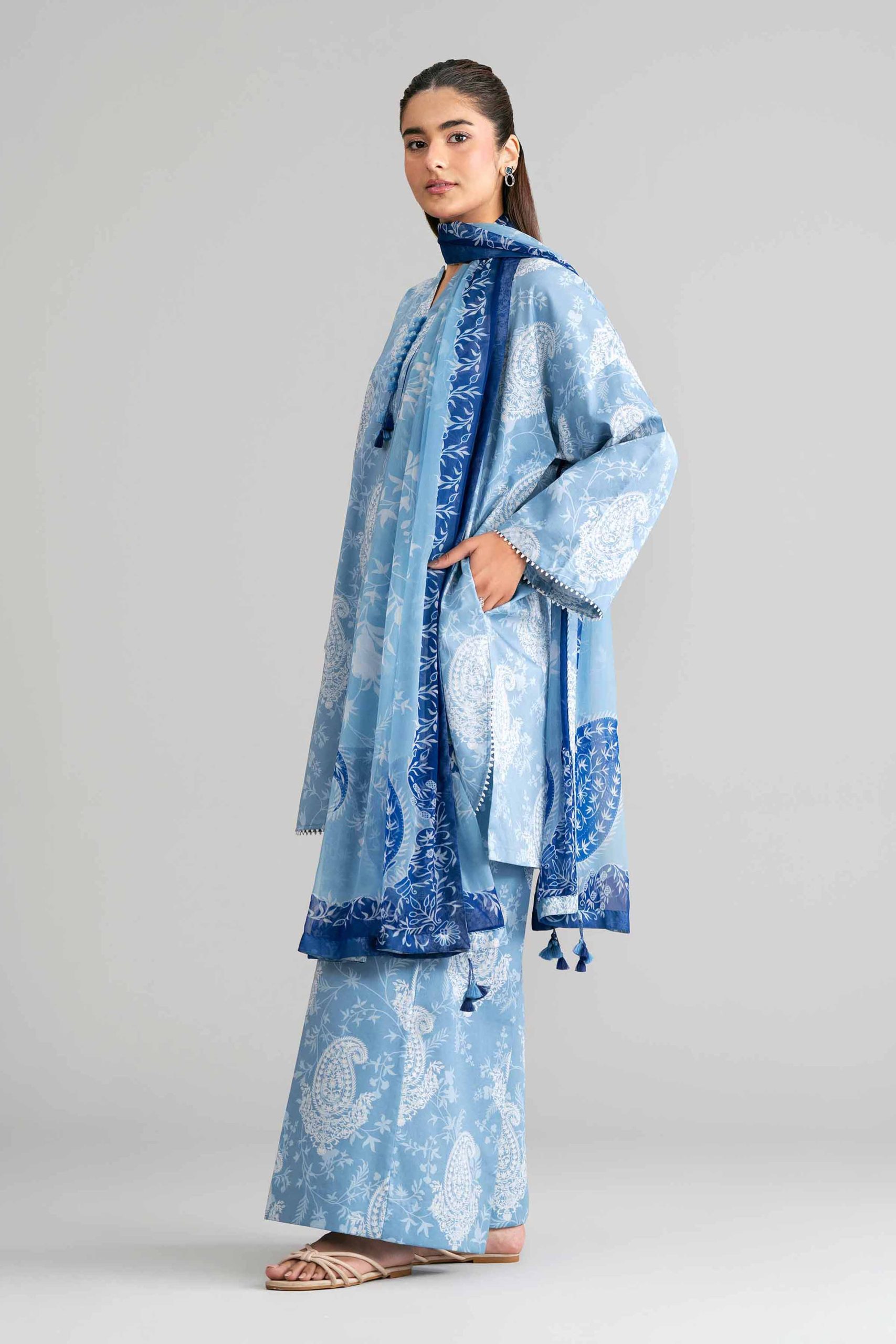 3 Piece - Digital Printed Suit - 42601581 - Image 4