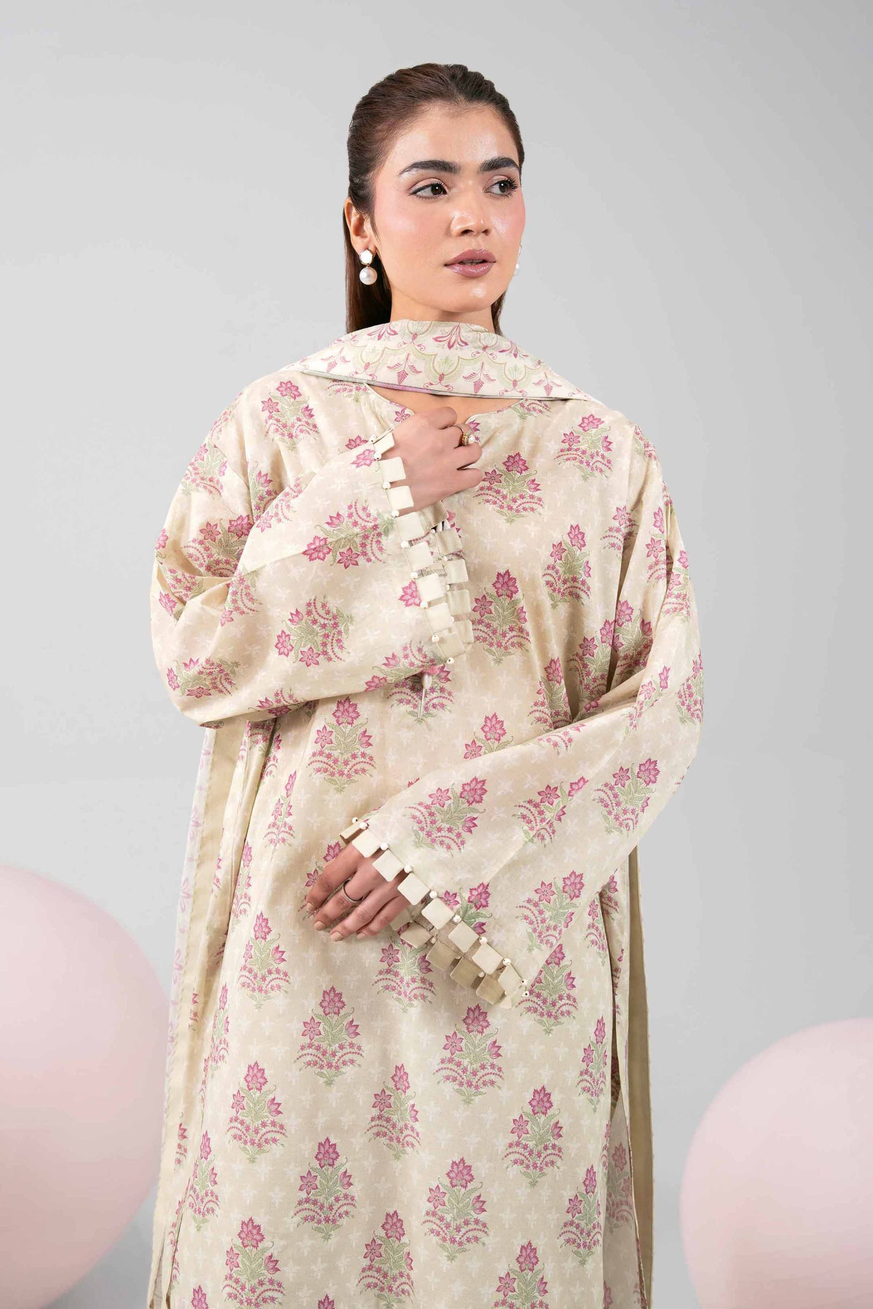3 Piece - Printed Loose Fabric - 42602345 - Image 2