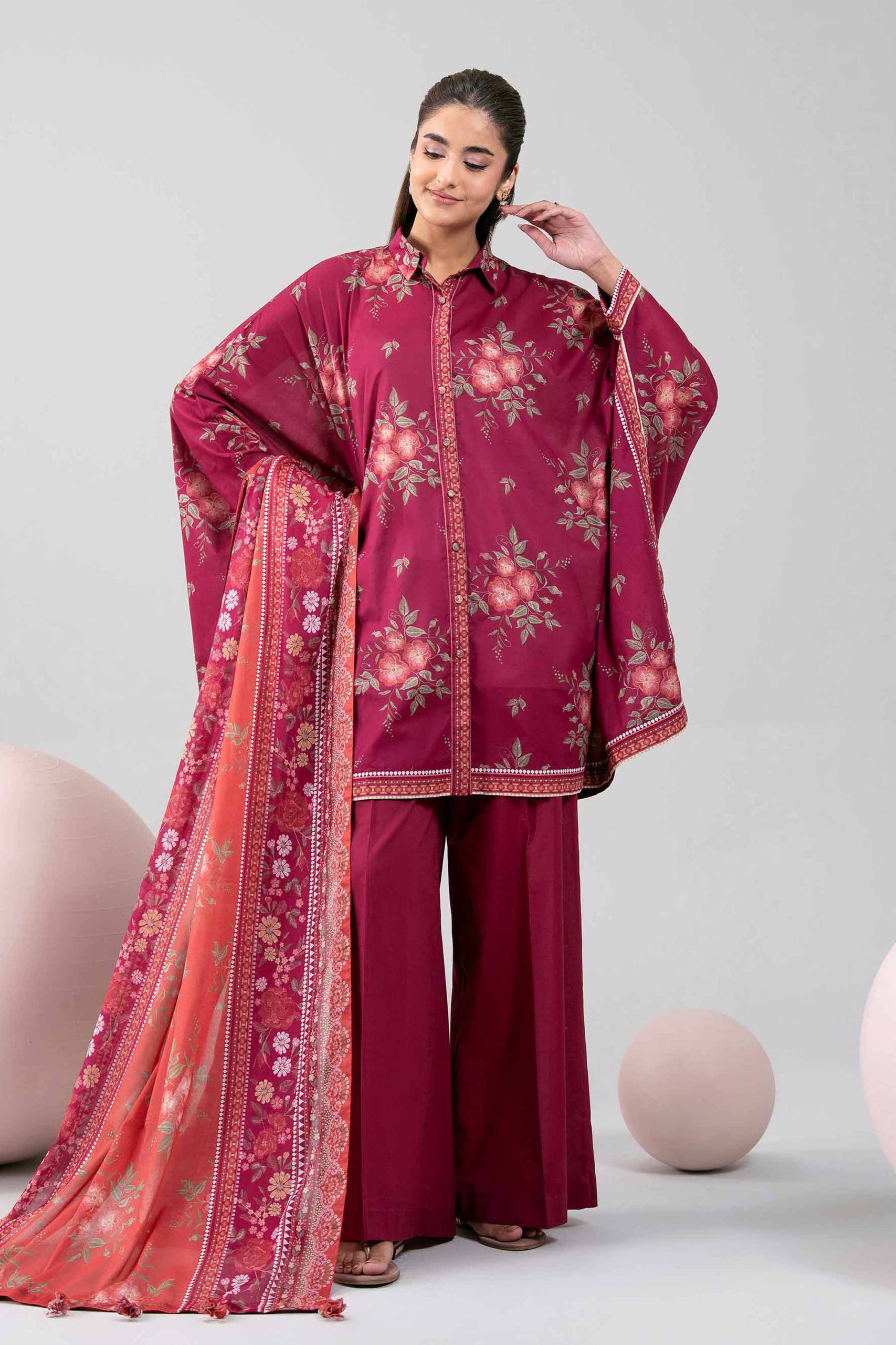 3 Piece - Printed Loose Fabric - 42602353 - Image 2