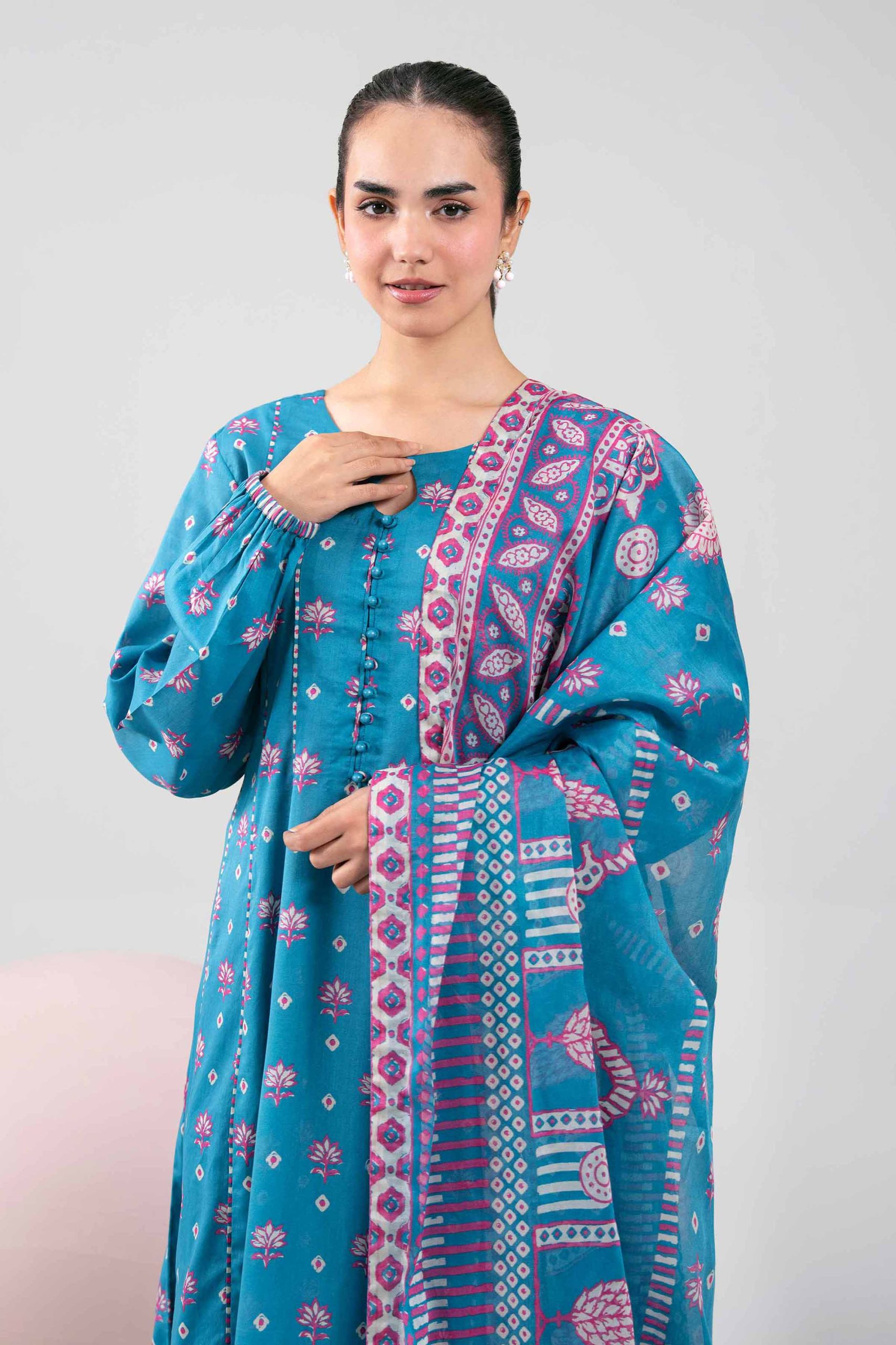 3 Piece - Printed Loose Fabric - 42602364 - Image 2