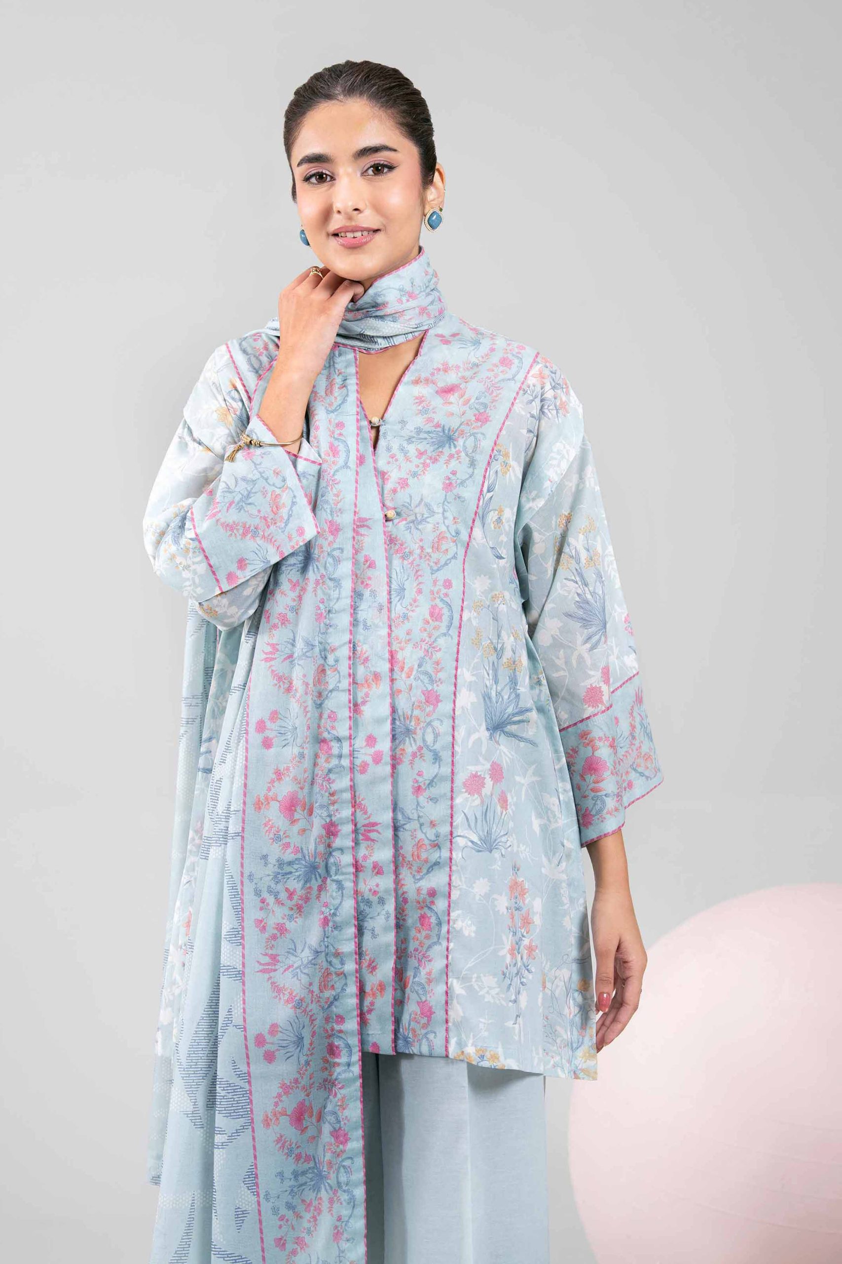 3 Piece - Printed Loose Fabric - 42602367 - Image 2
