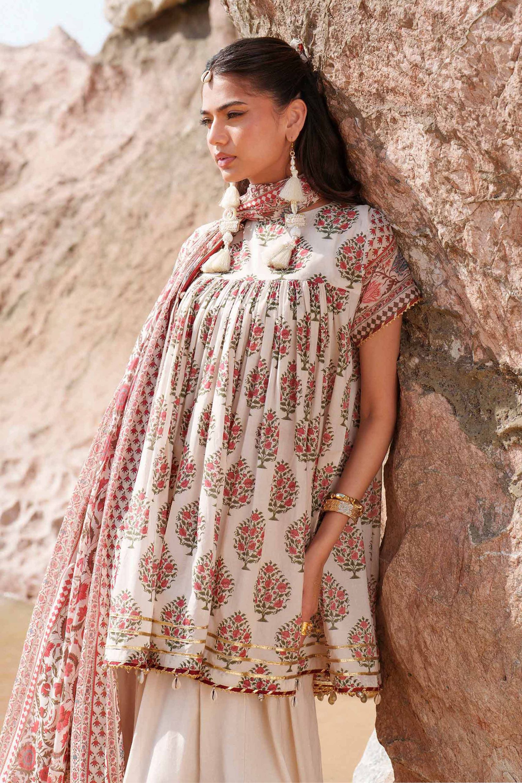3 Piece - Printed Loose Fabric - 42602378