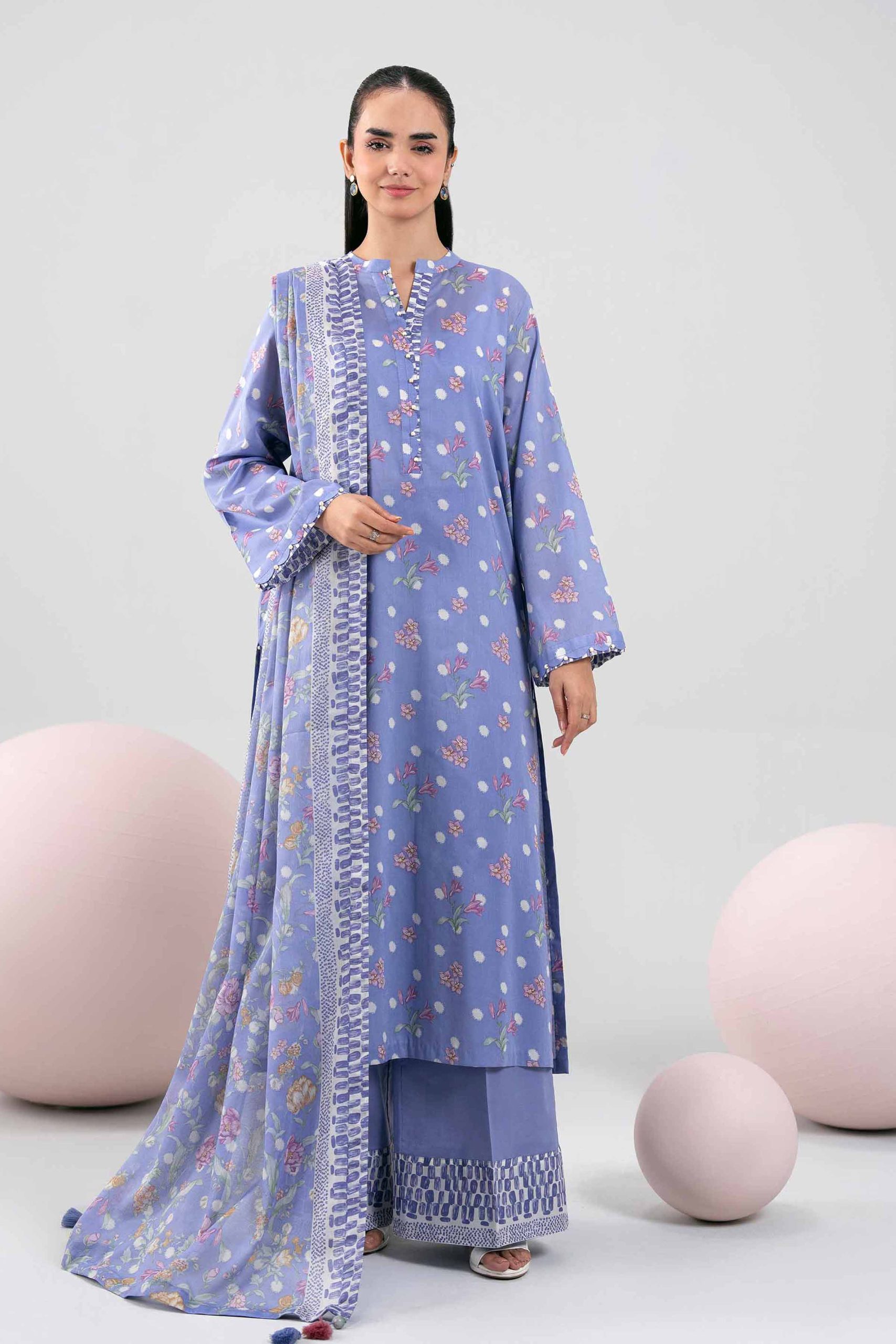 3 Piece - Printed Loose Fabric - 42602384 - Image 2