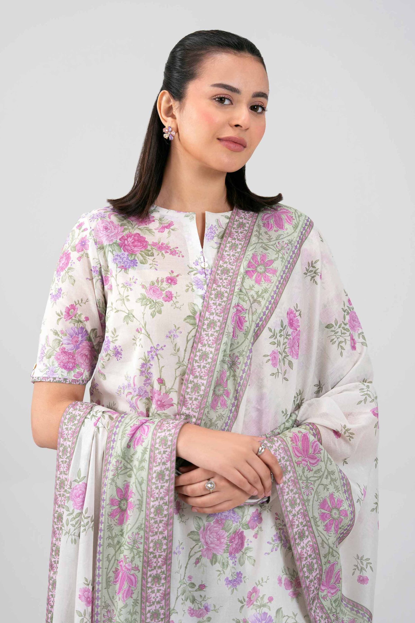 3 Piece - Printed Loose Fabric - 42602392 - Image 2