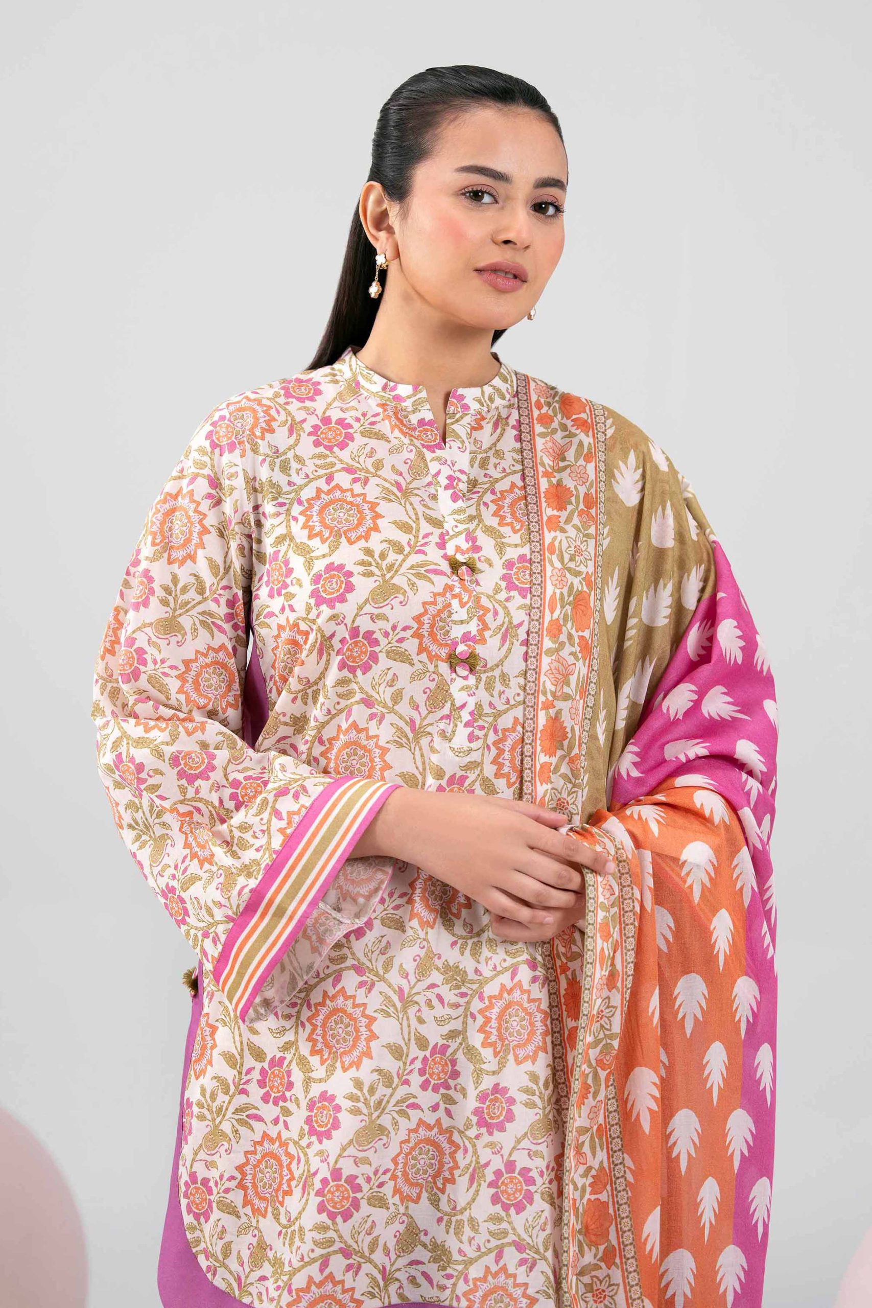 3 Piece - Printed Loose Fabric - 42602395 - Image 4