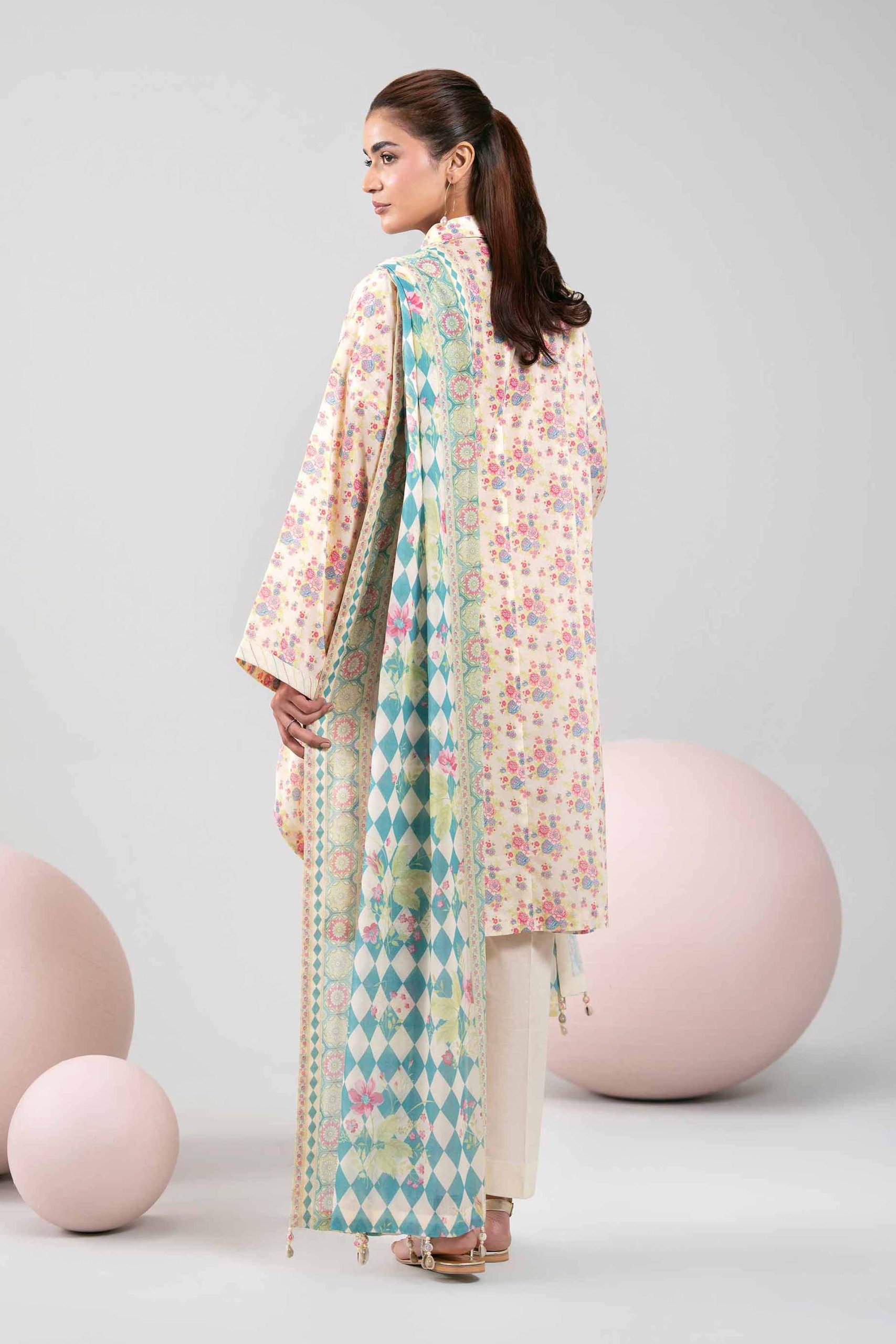 3 Piece - Printed Loose Fabric - 42602396 - Image 3