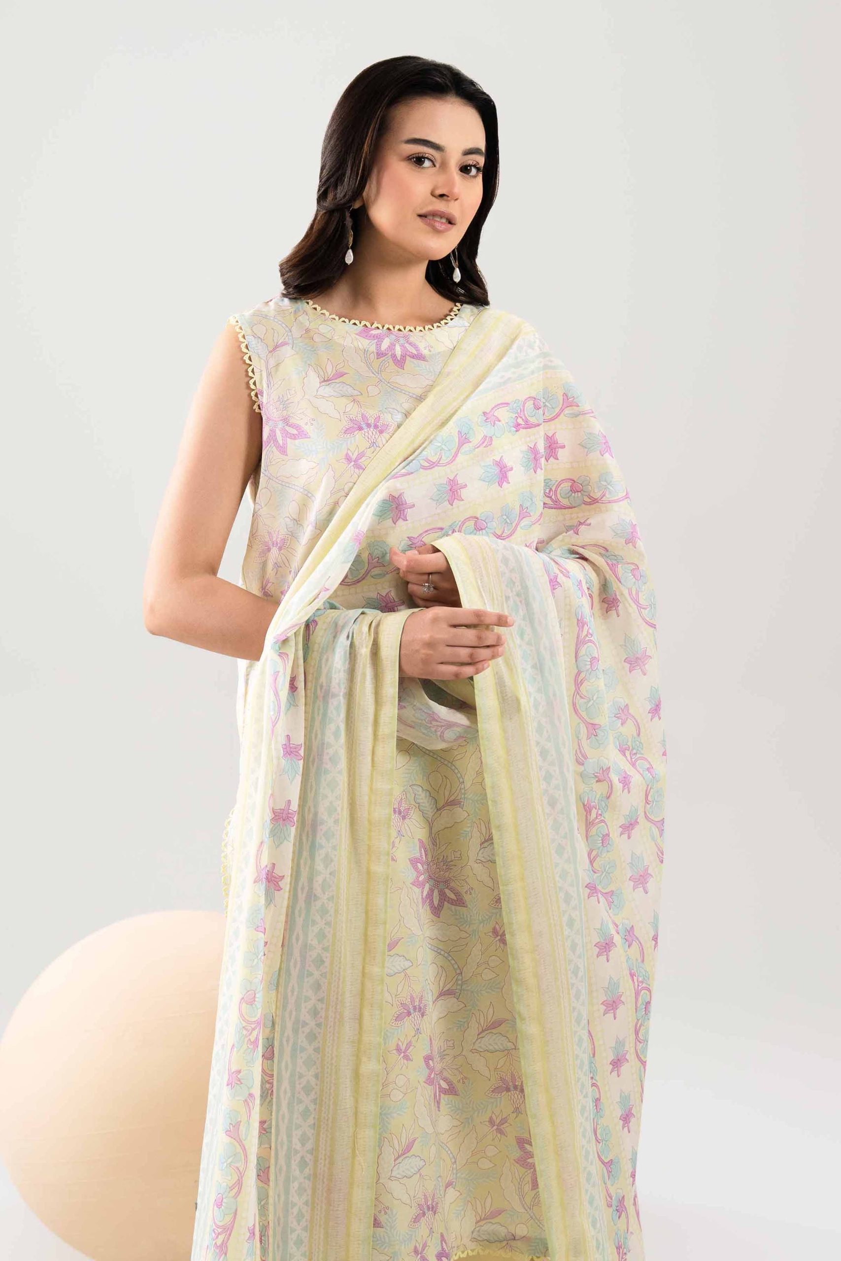 3 Piece - Printed Loose Fabric - 42602398 - Image 2