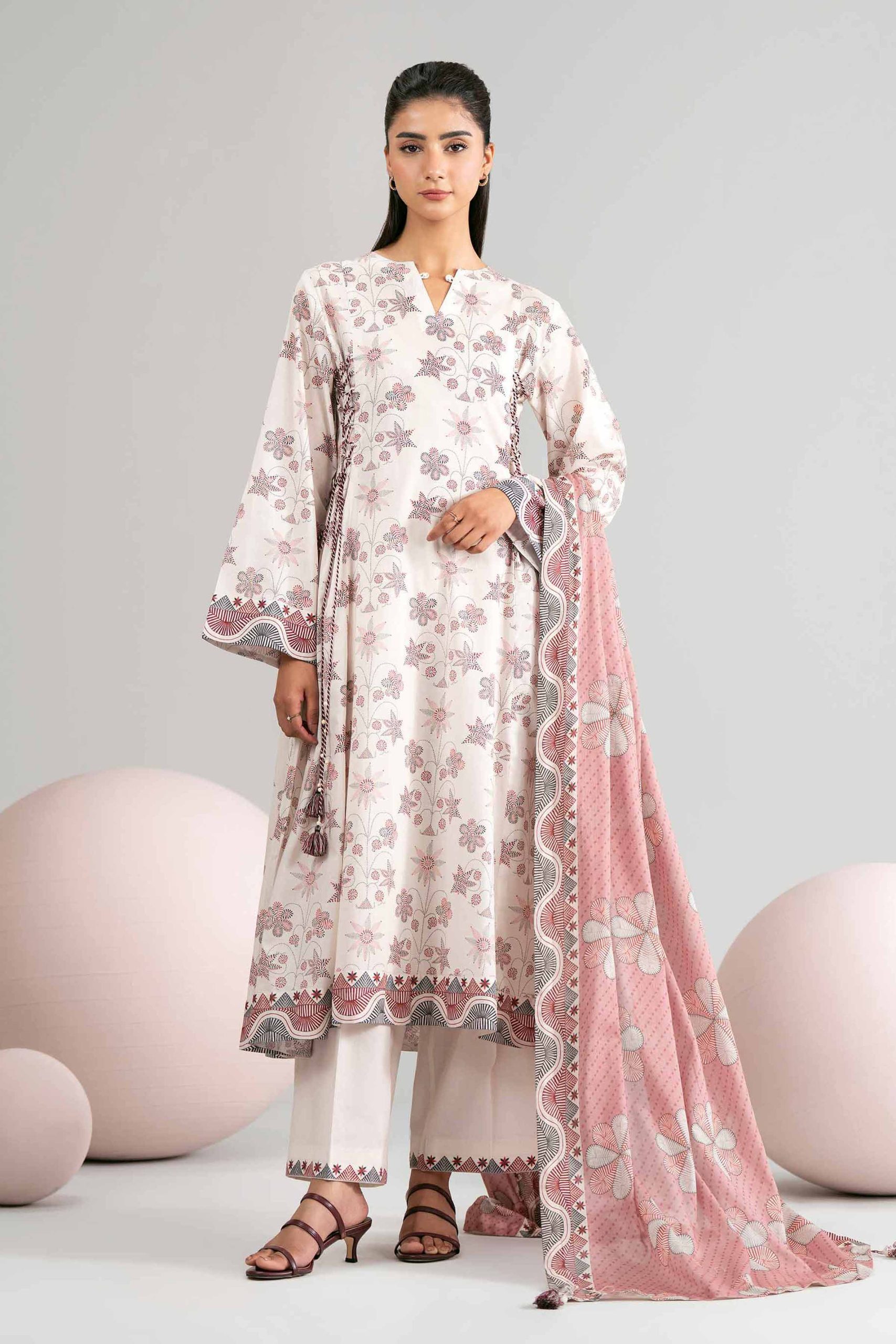 3 Piece - Printed Loose Fabric - 42602421