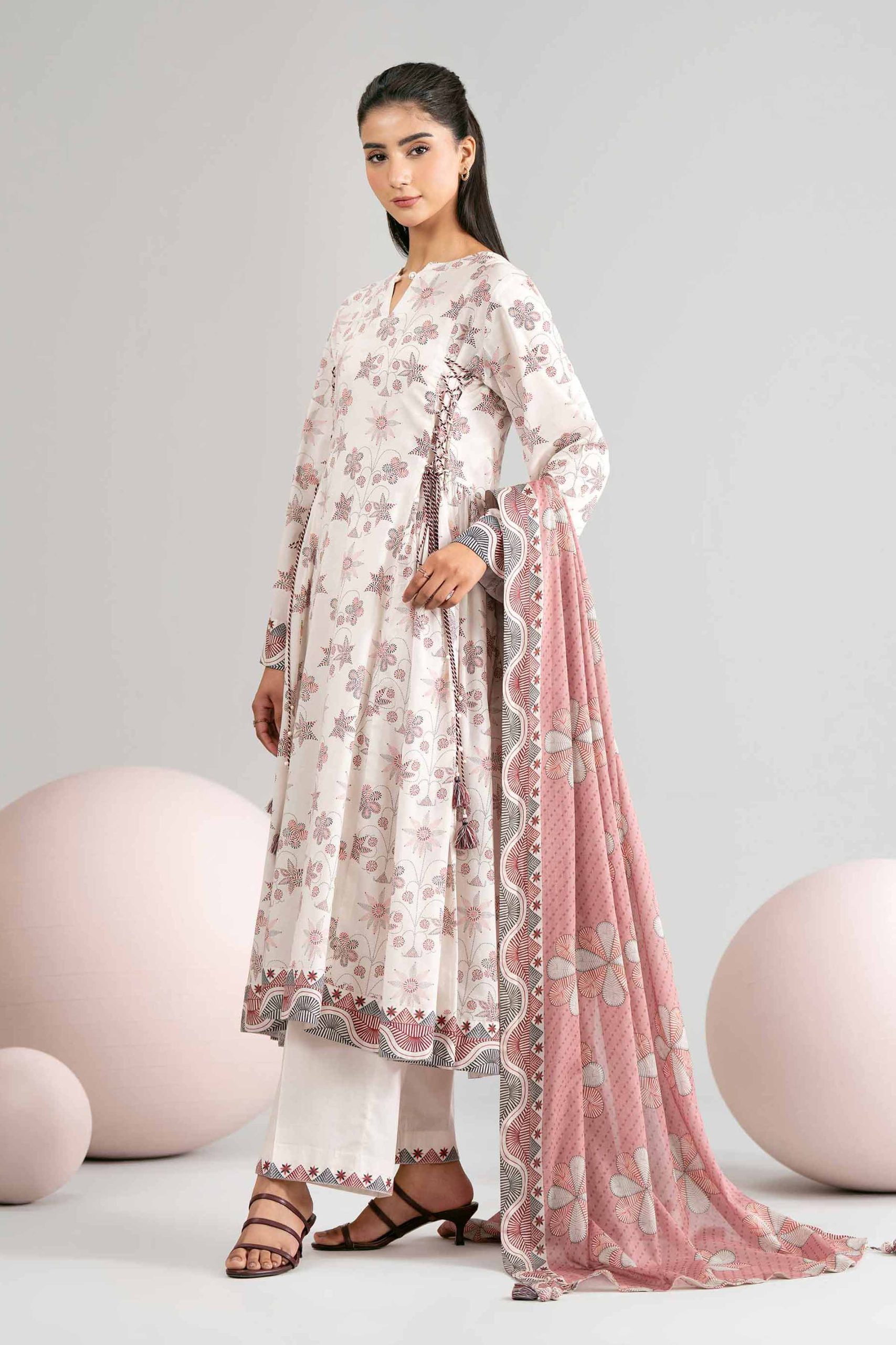 3 Piece - Printed Loose Fabric - 42602421 - Image 4