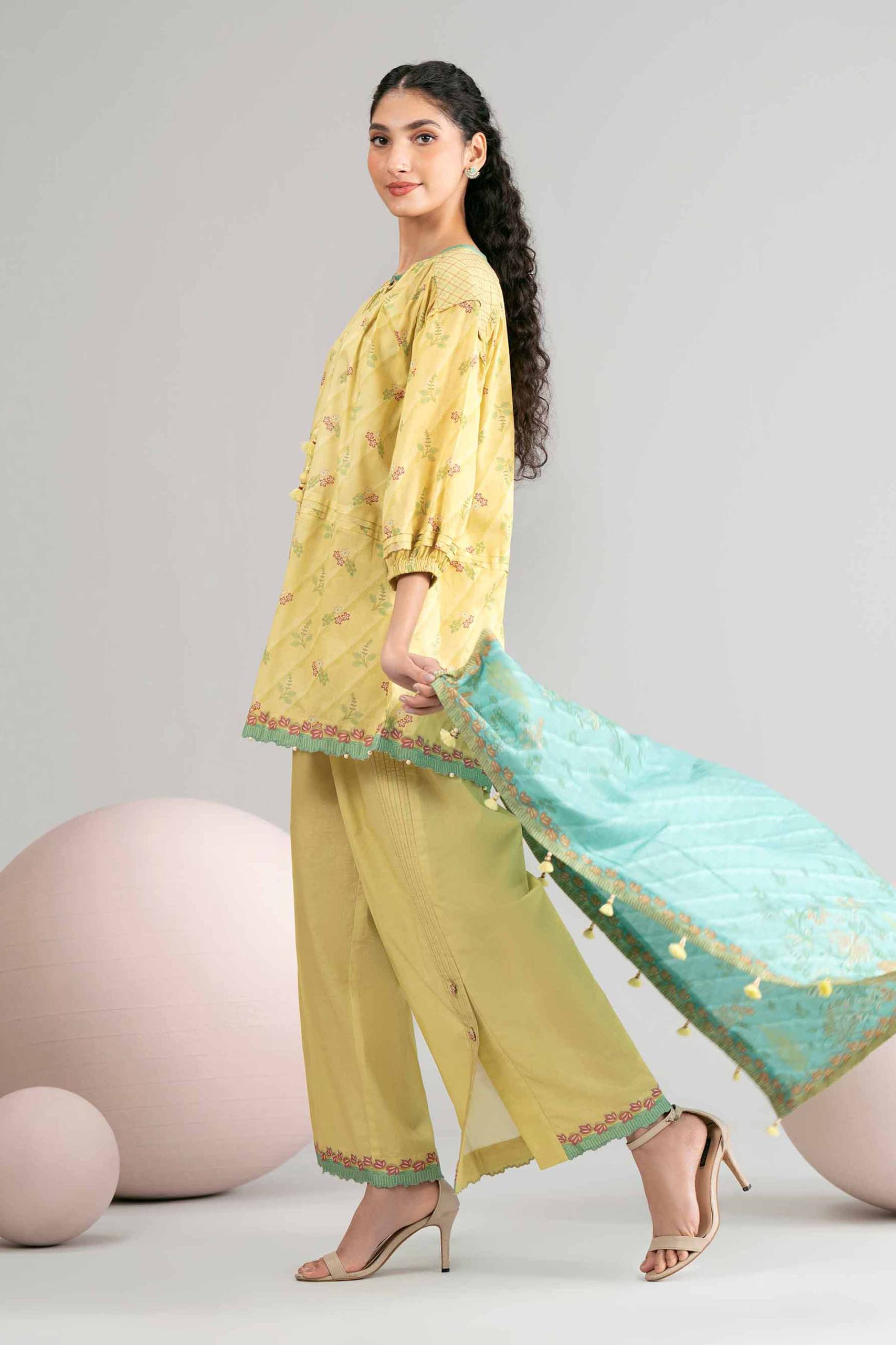 3 Piece - Printed Loose Fabric - 42602428 - Image 4