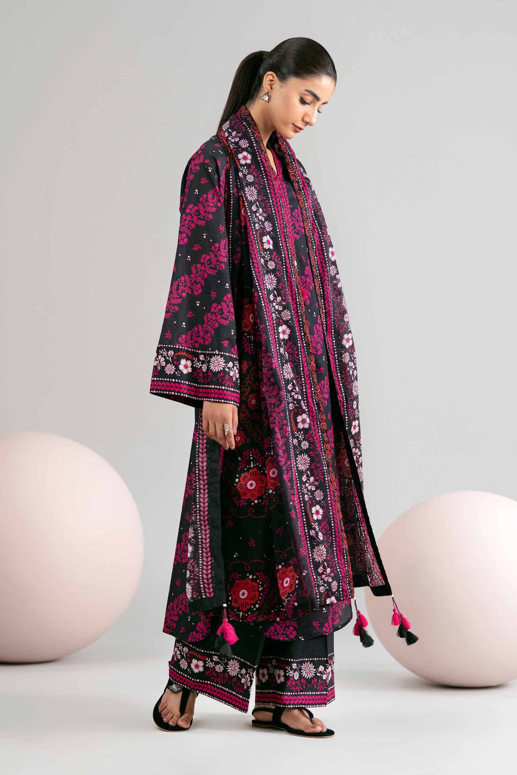 3 Piece - Printed Loose Fabric - 42602432 - Image 4