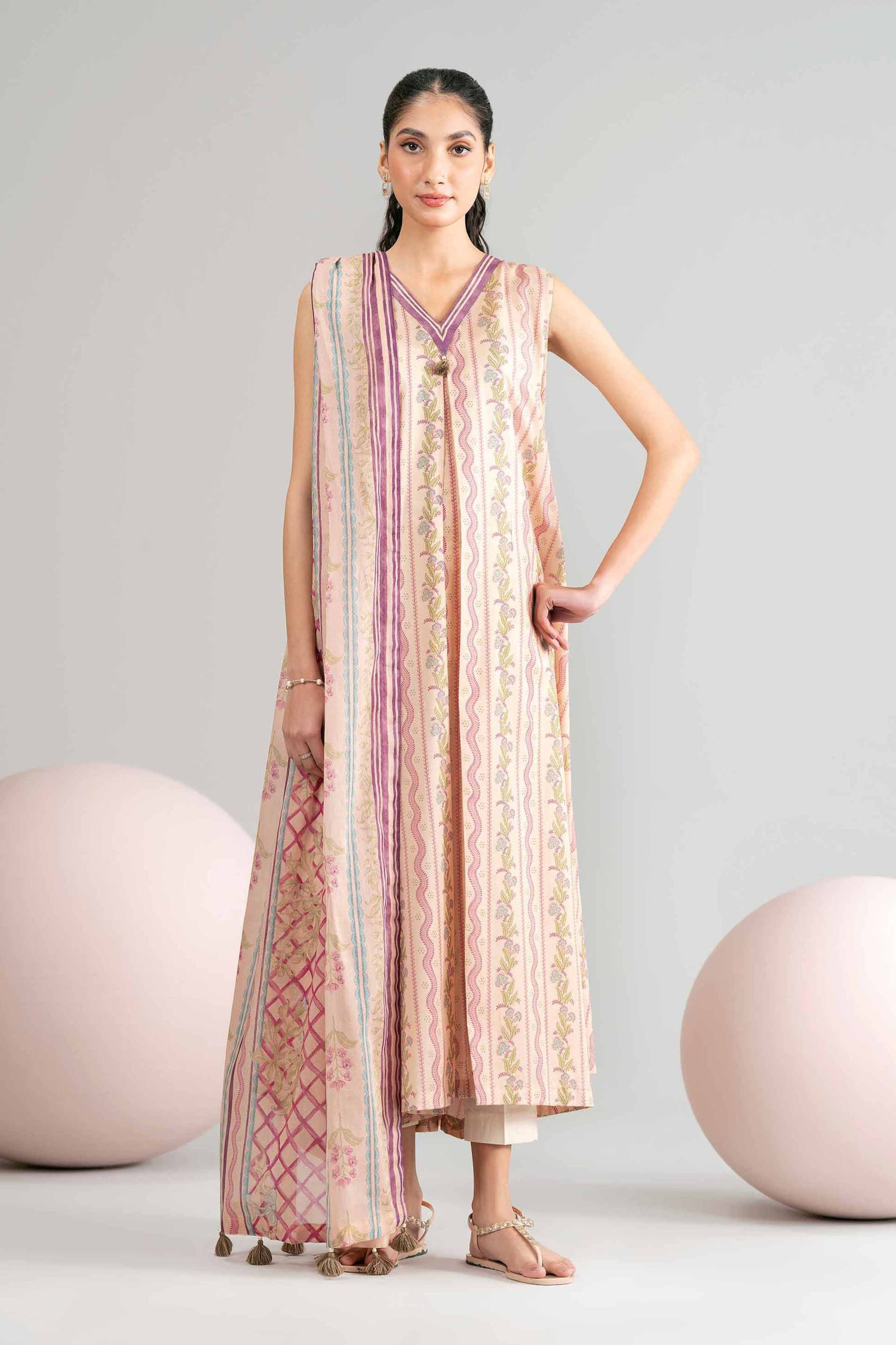 3 Piece - Printed Loose Fabric - 42602435