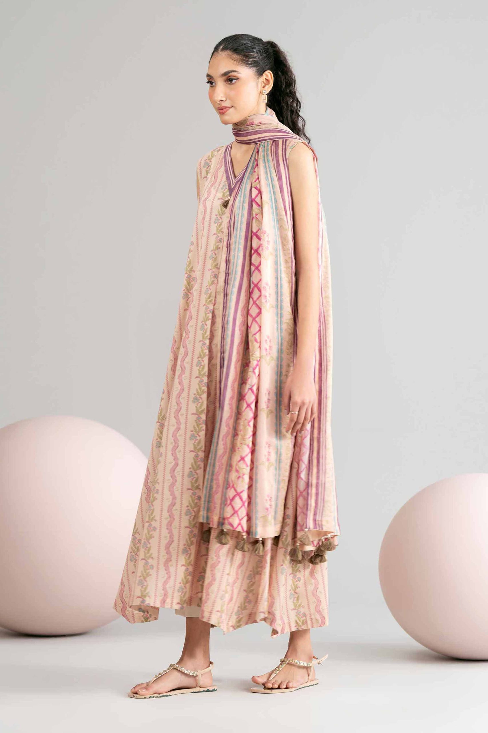 3 Piece - Printed Loose Fabric - 42602435 - Image 4