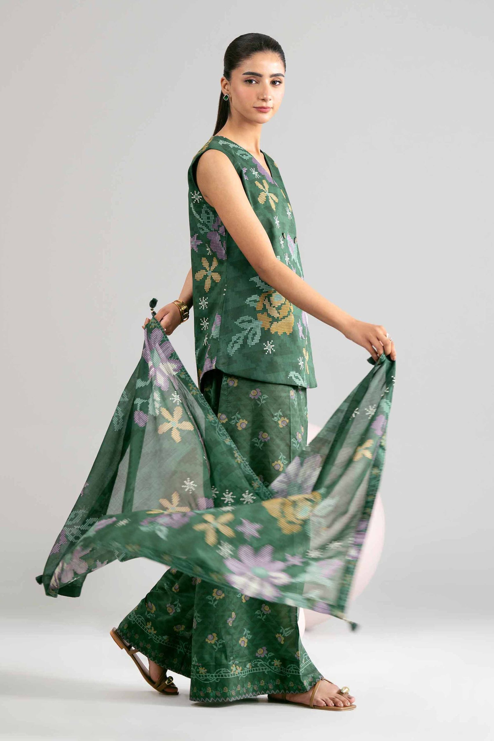 3 Piece - Printed Loose Fabric - 42602439 - Image 5