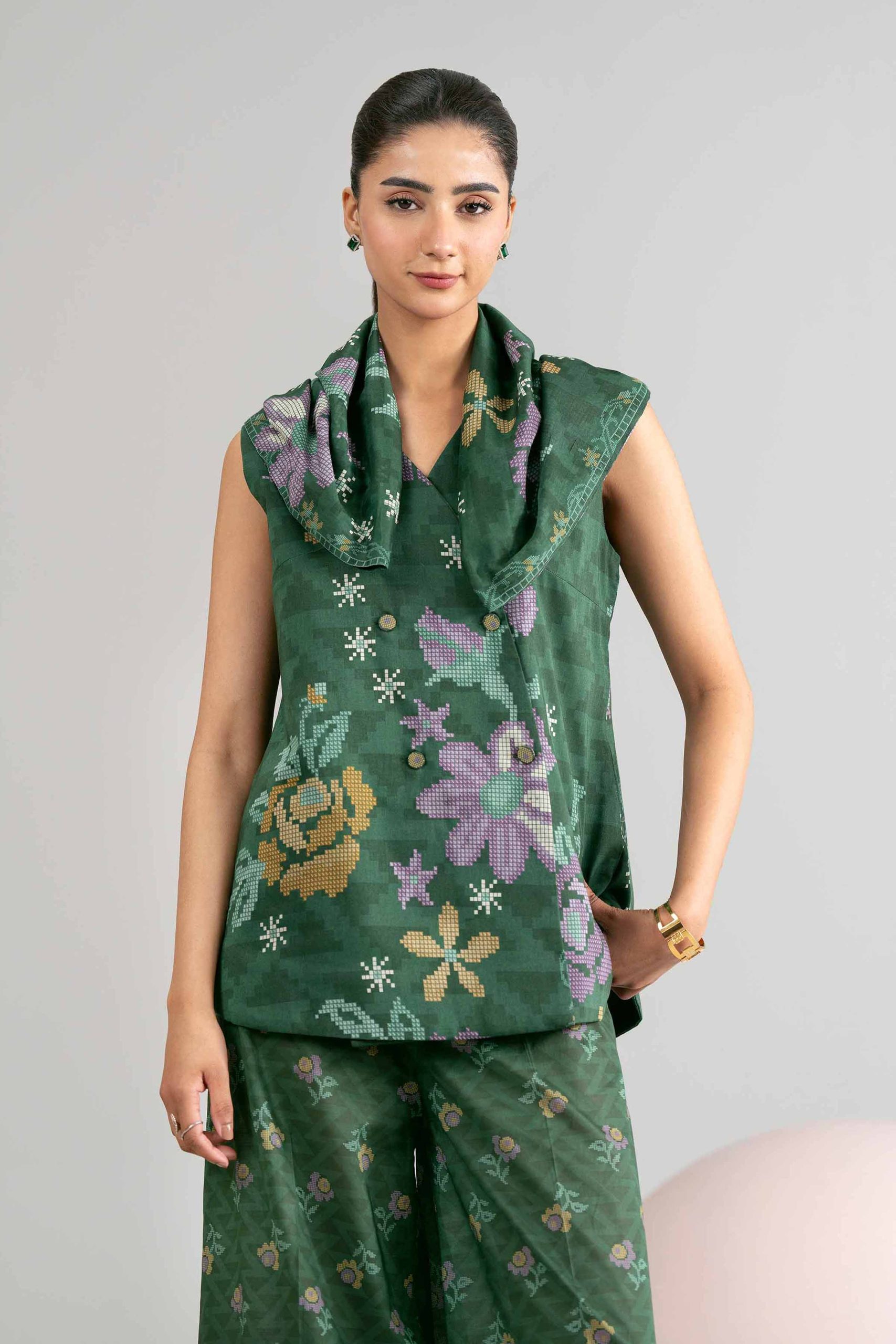 3 Piece - Printed Loose Fabric - 42602439 - Image 2