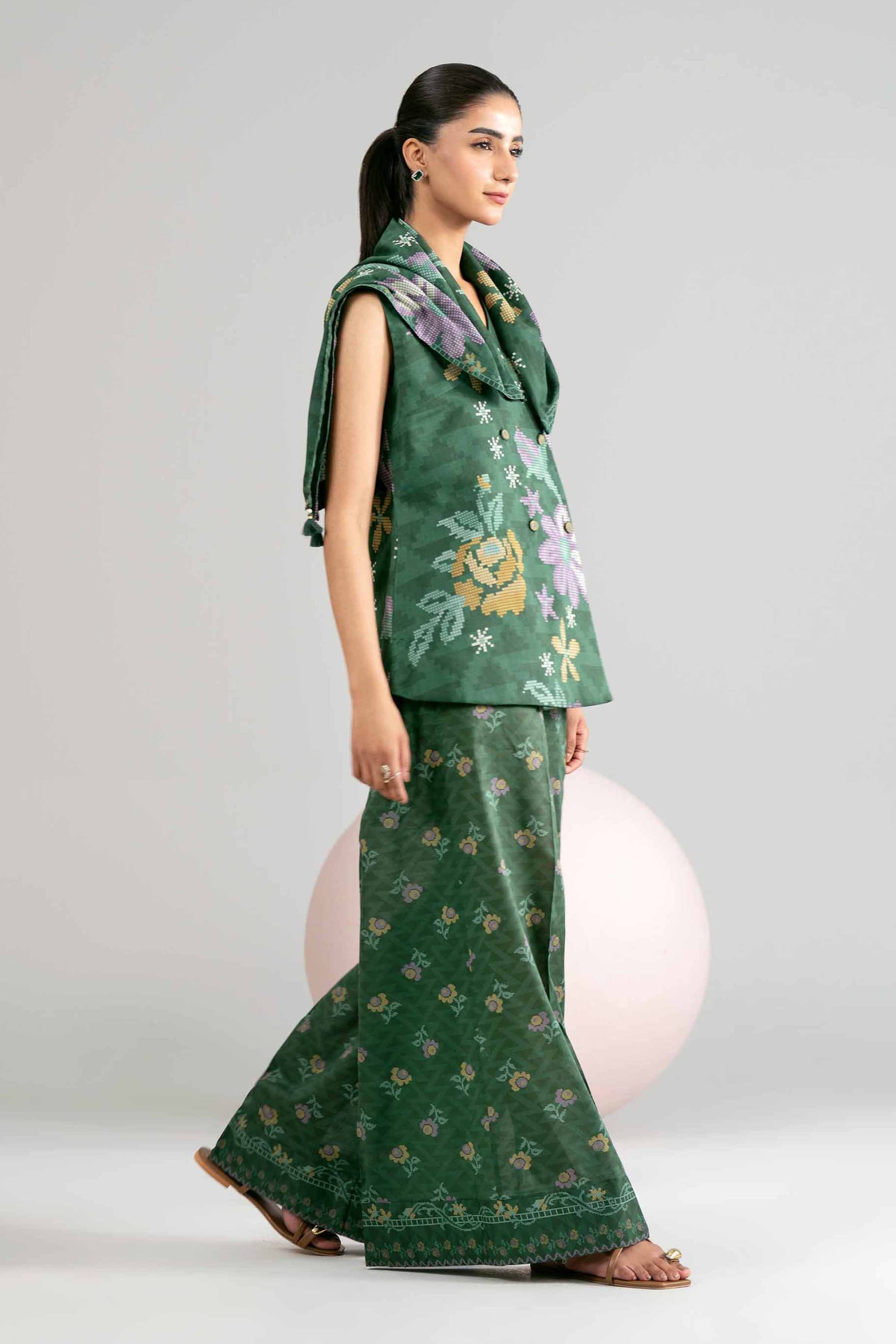 3 Piece - Printed Loose Fabric - 42602439 - Image 4
