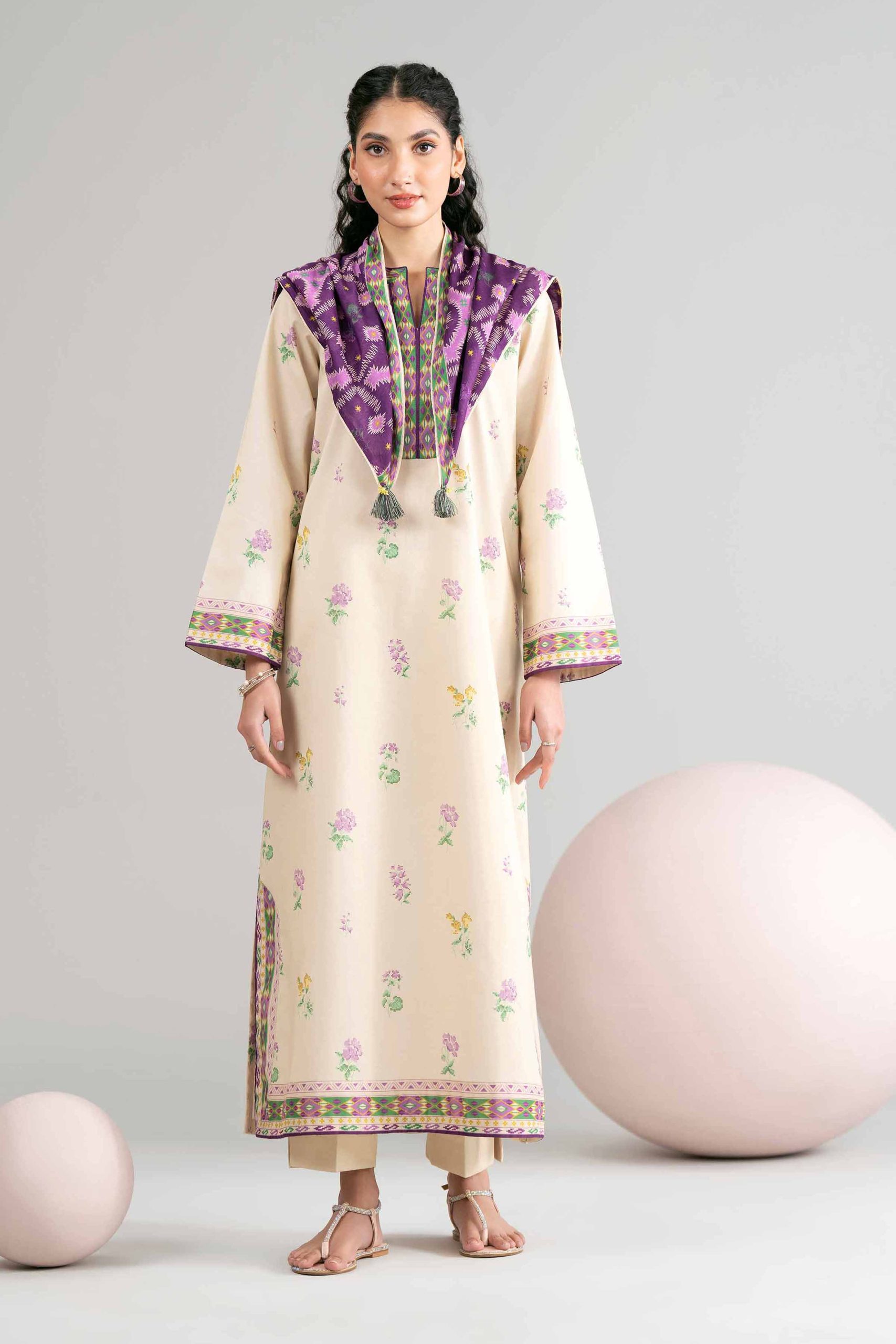 3 Piece - Printed Loose Fabric - 42602441