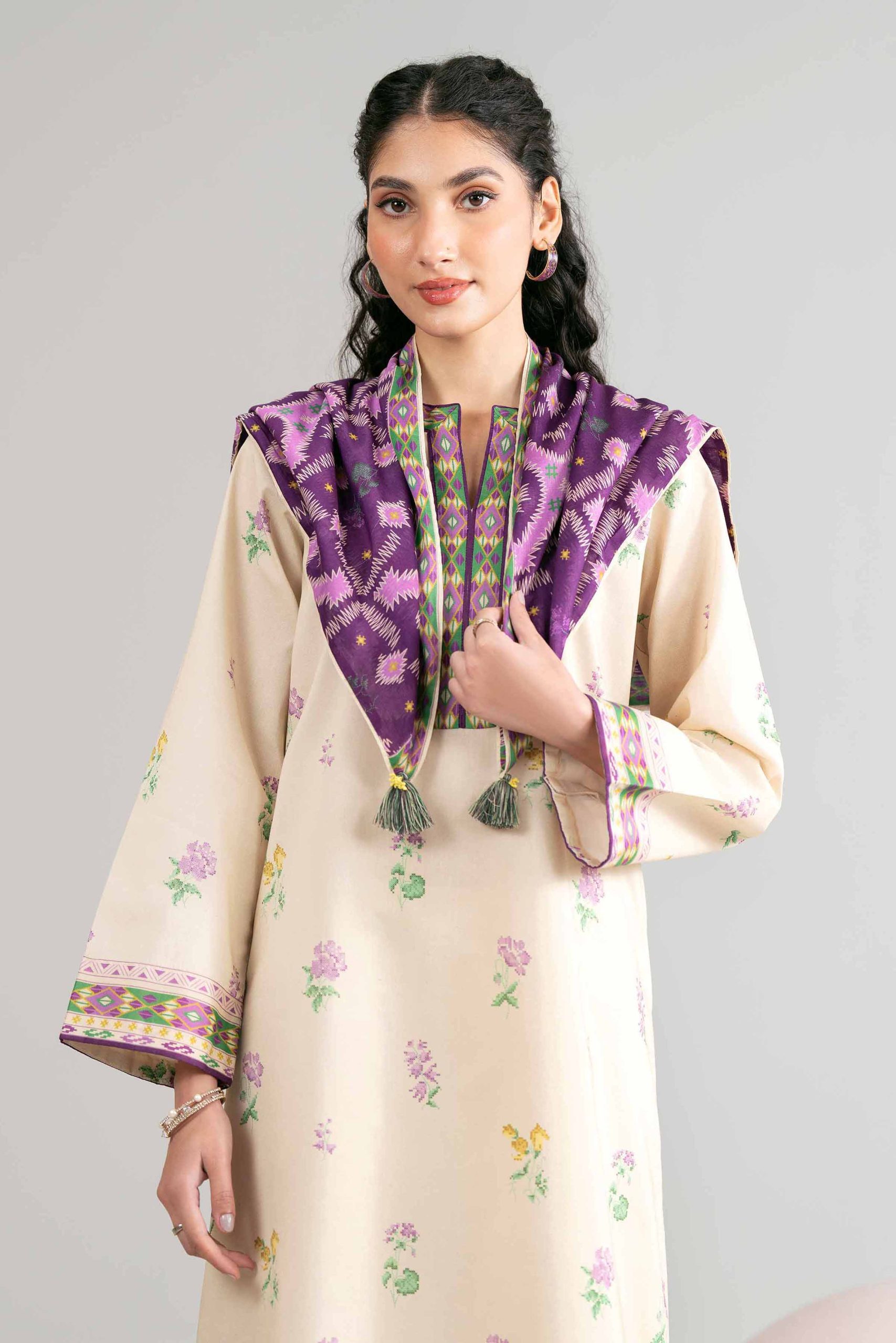 3 Piece - Printed Loose Fabric - 42602441 - Image 4