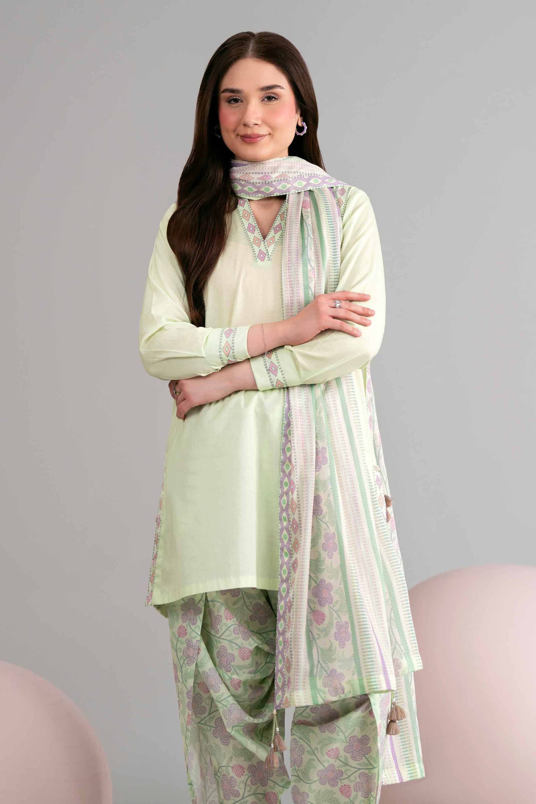 3 Piece - Printed Loose Fabric - 42602453 - Image 2