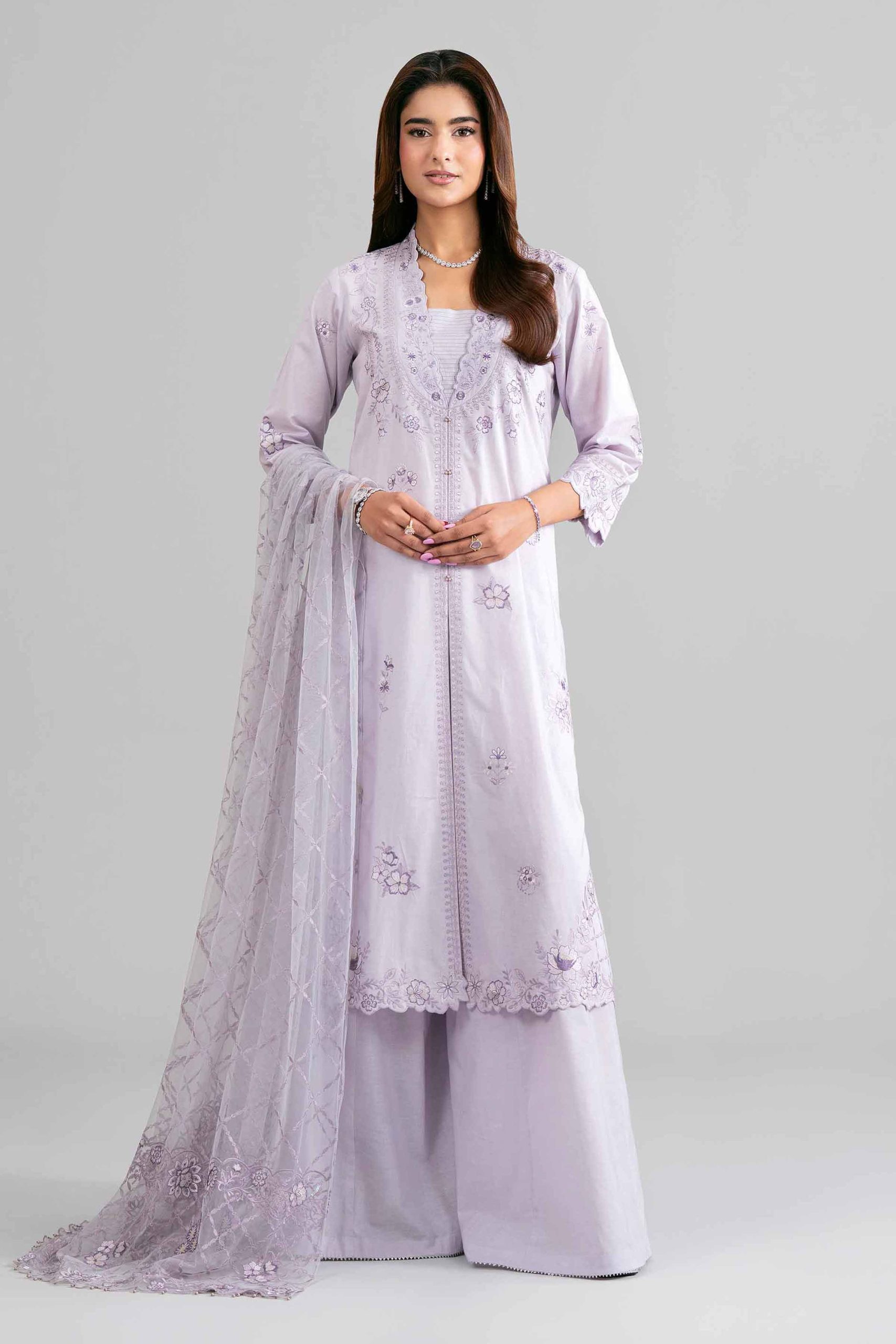 3 Piece - Embroidered Suit - 42619943