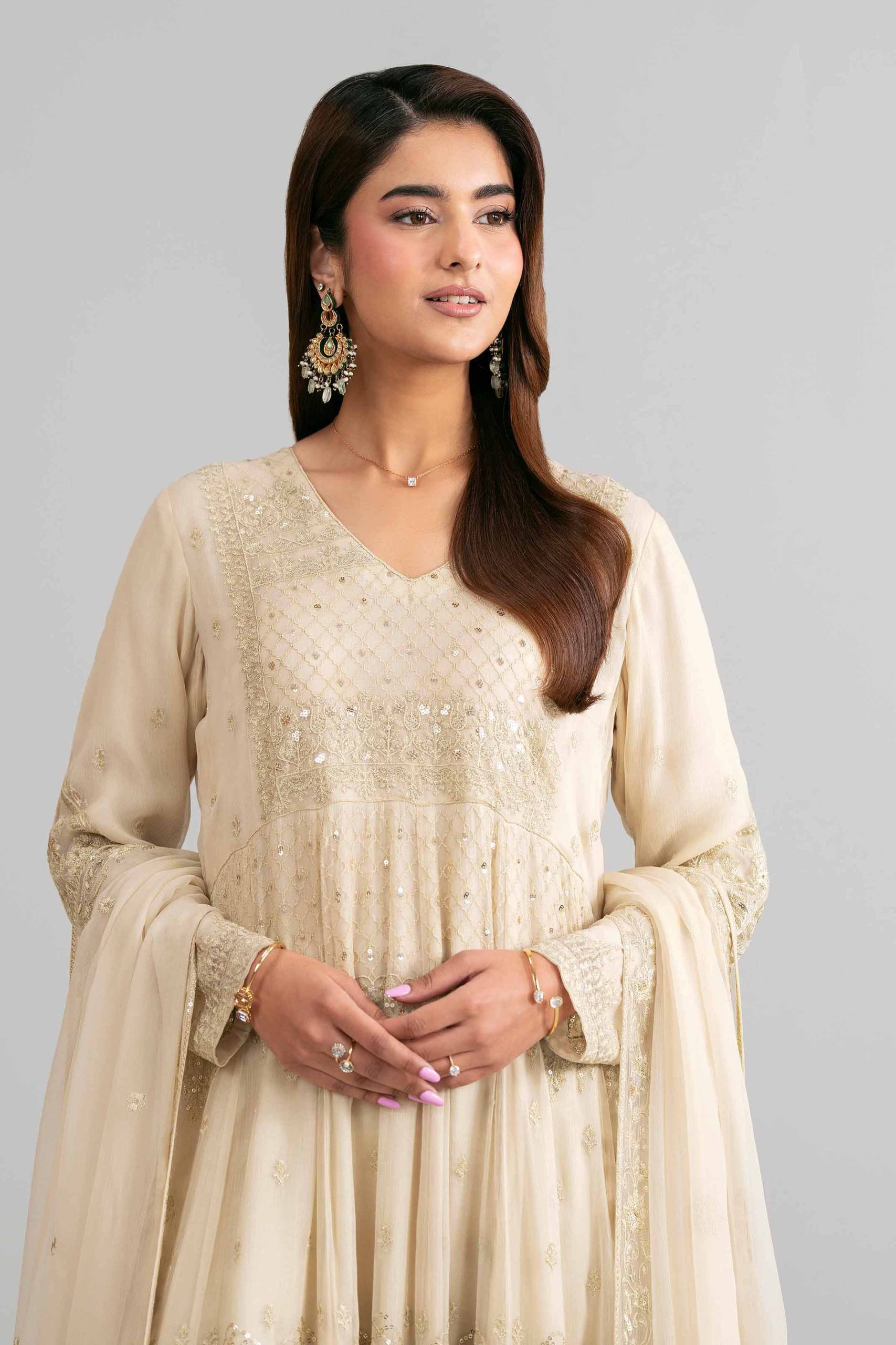 3 Piece - Embroidered Suit - 42619944 - Image 2