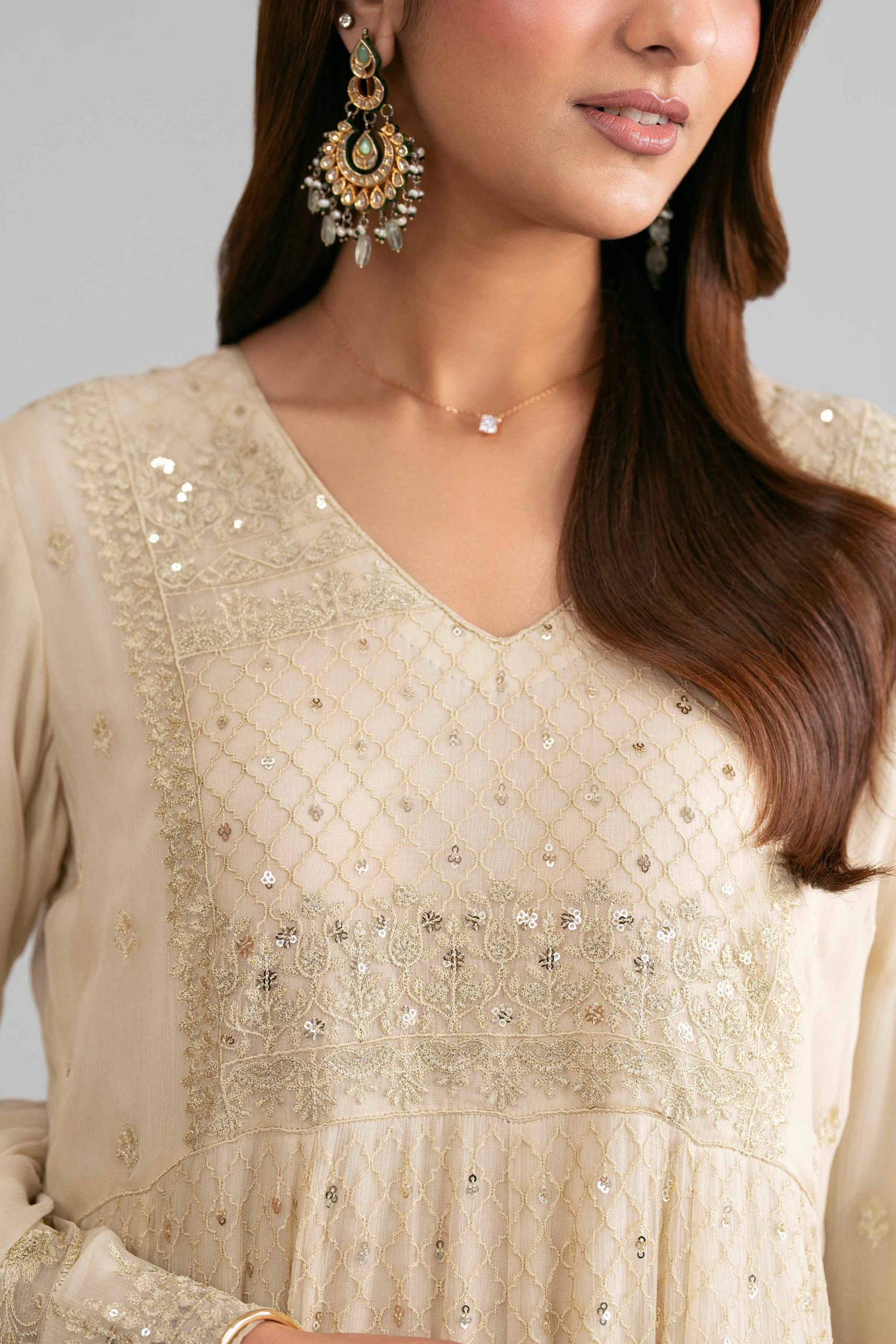 3 Piece - Embroidered Suit - 42619944 - Image 4