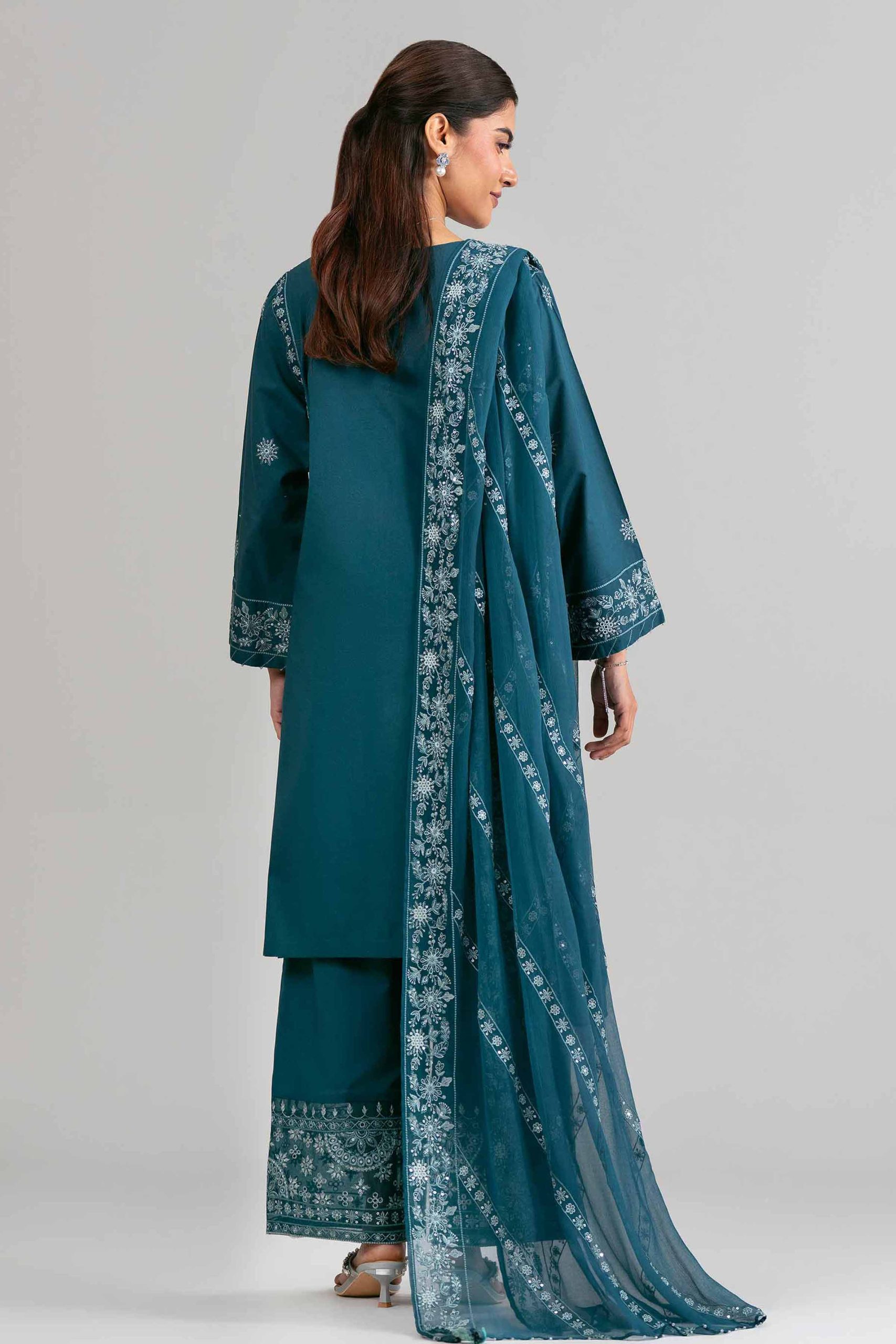 3 Piece - Embroidered Suit - 42619957 - Image 3