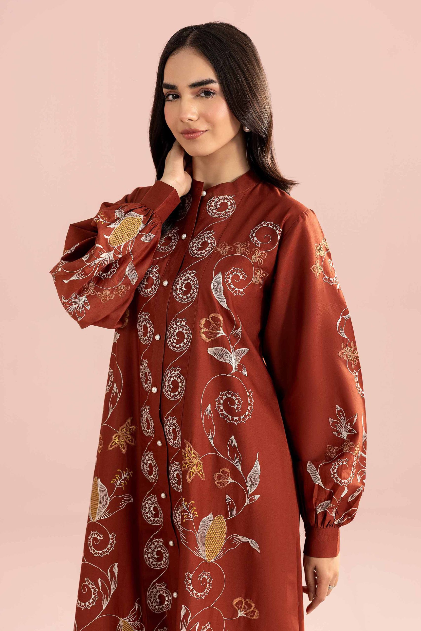 Embroidered Dress - FE26-31 - Image 2